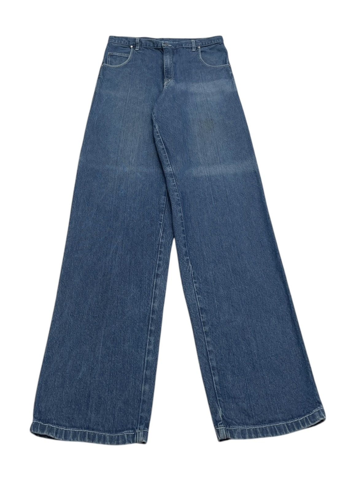 Japanese Brand × Vintage Rare Design Vintage Brand Ice Pole Rapper Baggy Jeans 1990s Size US 39 - 1 Thumbnail