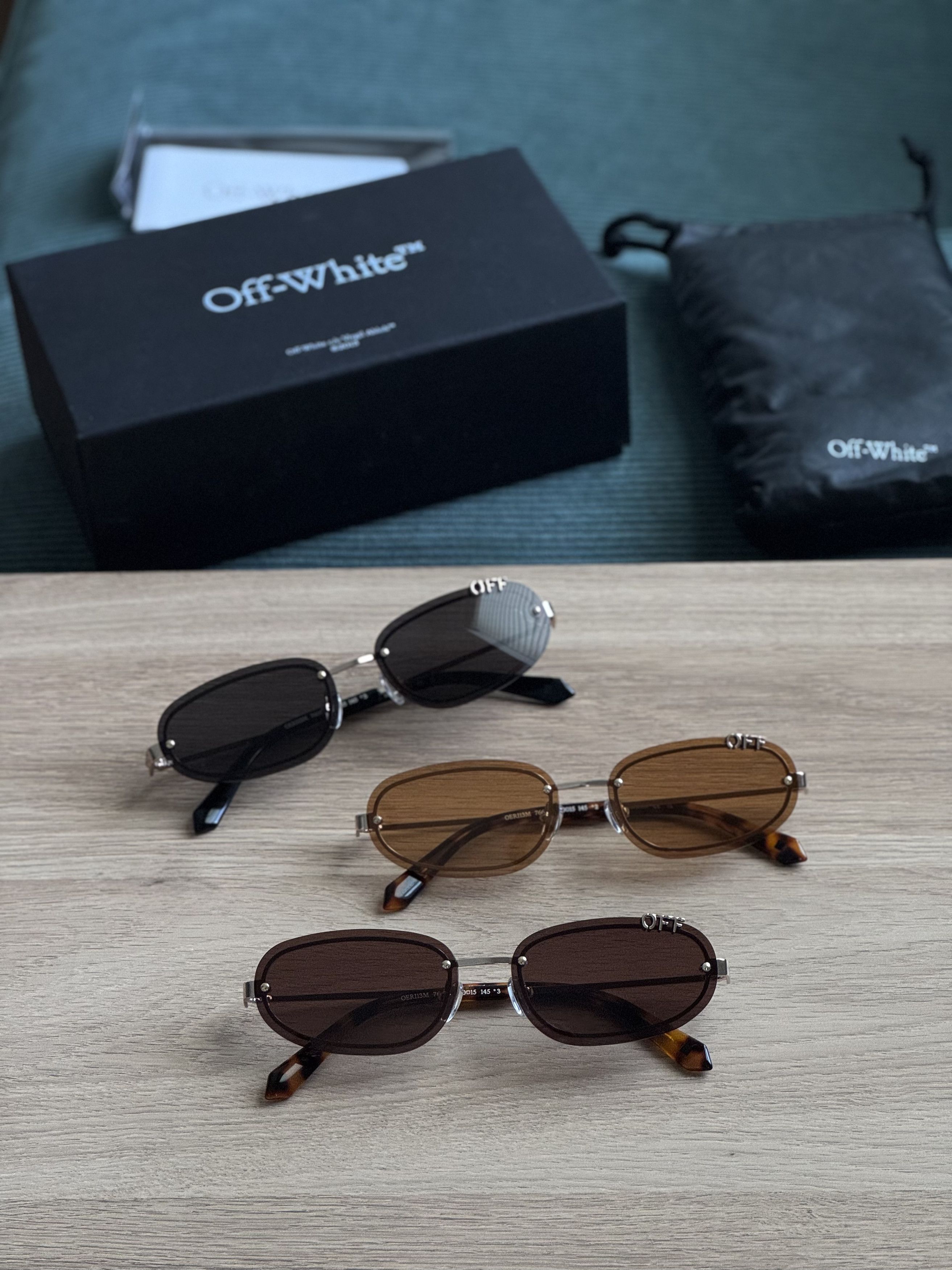Off-White Off-White MIAMI Men Sunglasses OERI13M 7607 NEW AUTHENTIC Size ONE SIZE - 11 Thumbnail