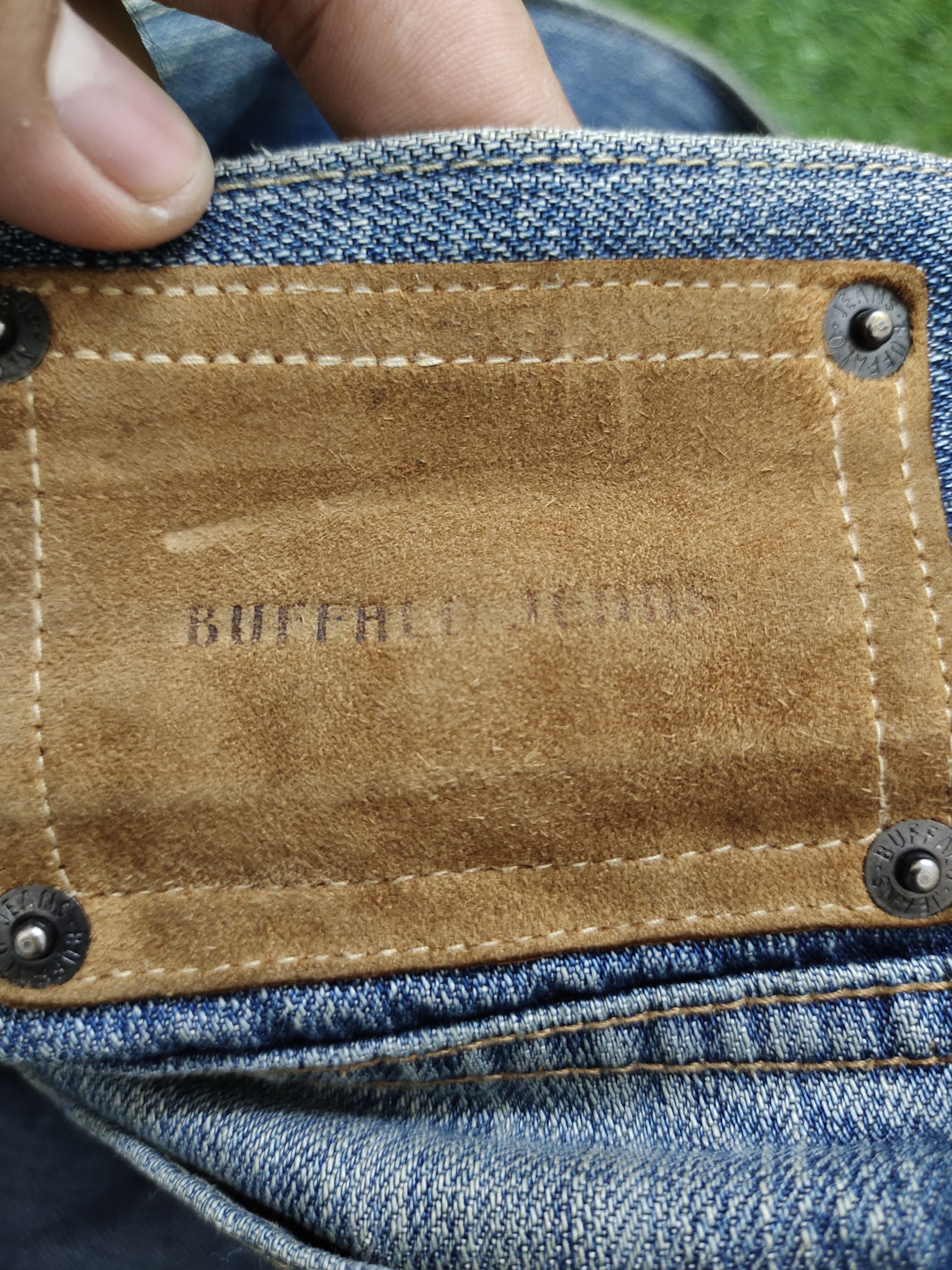 BUFFALO BOBS Flare Jeans Buffalo Spiral Cut Distress Rusty Boot Cut Size US 30 / EU 46 - 22 Thumbnail