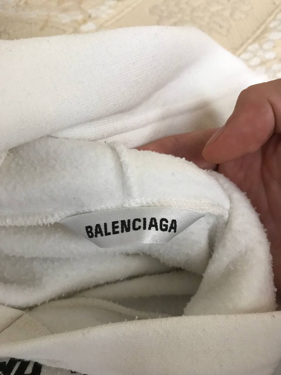 Balenciaga 🔥 Balenciaga Languages Logo Oversized Hoodie Pullover Size US XXS / EU 40 - 3 Thumbnail