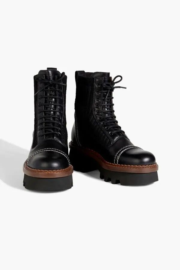 Chloe o1y0825 Ankle Boots in Black Size US 10 / IT 40 - 4 Thumbnail
