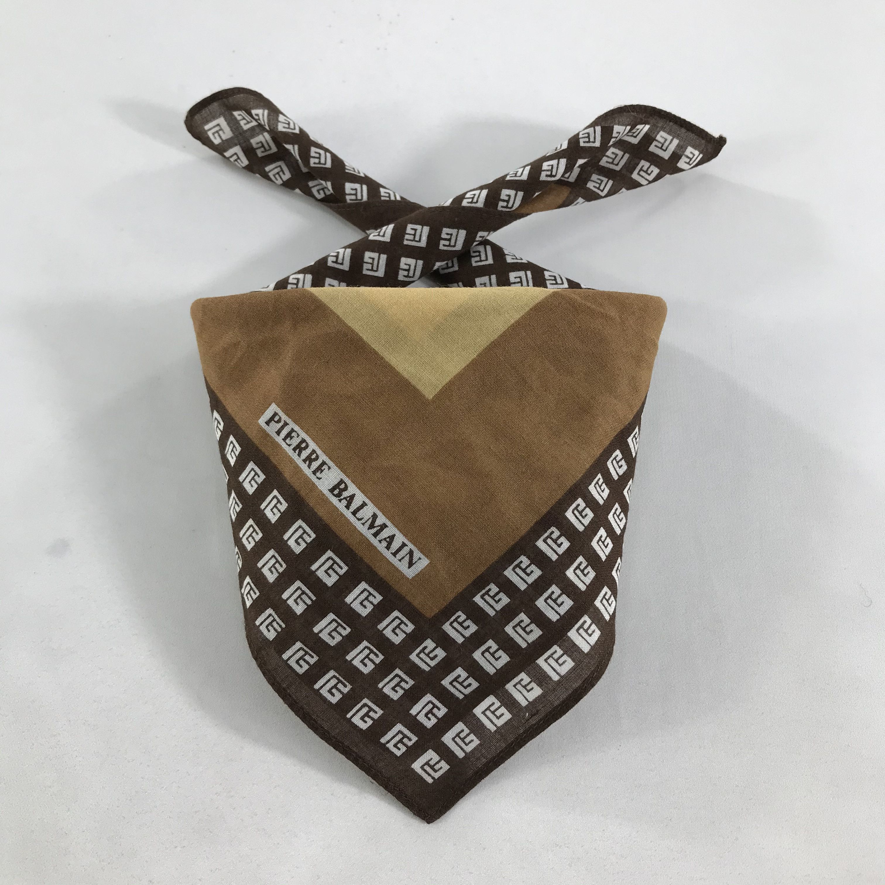 Pierre Balmain × Vintage Pierre Balmain Bandana / Handkerchief / Neckerchief -S1750 Size ONE SIZE - 3 Thumbnail