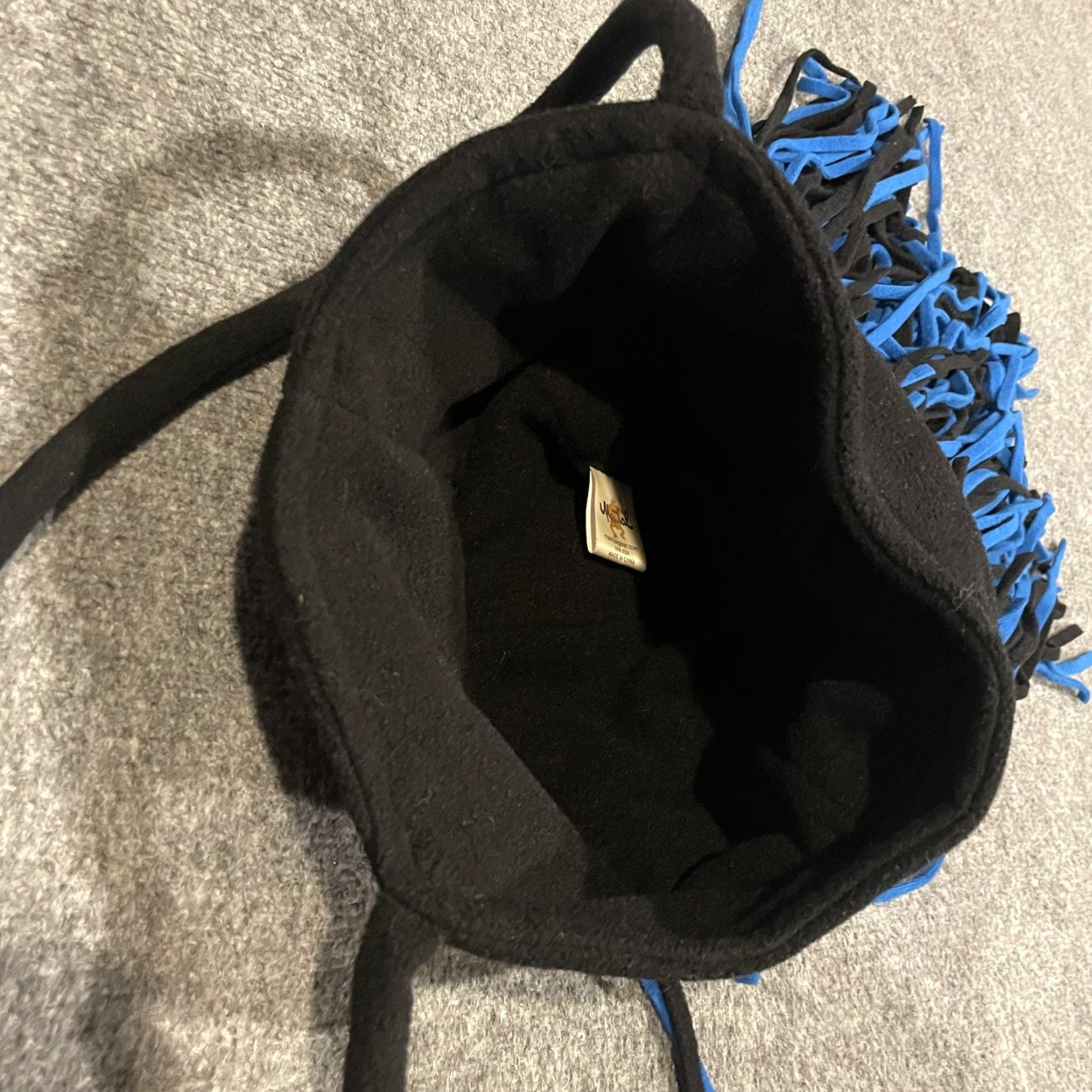 Vintage VINTAGE Mental Long Headgear Beanie Hat Black Blue Snowboard Ski Mens One Size Ear Flap Insulated Dreadlock Theme Funny Size ONE SIZE - 7 Thumbnail