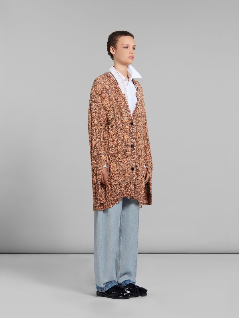 o1f1d3z0825 Striped Organic Patchwork Shirt in Multicolor