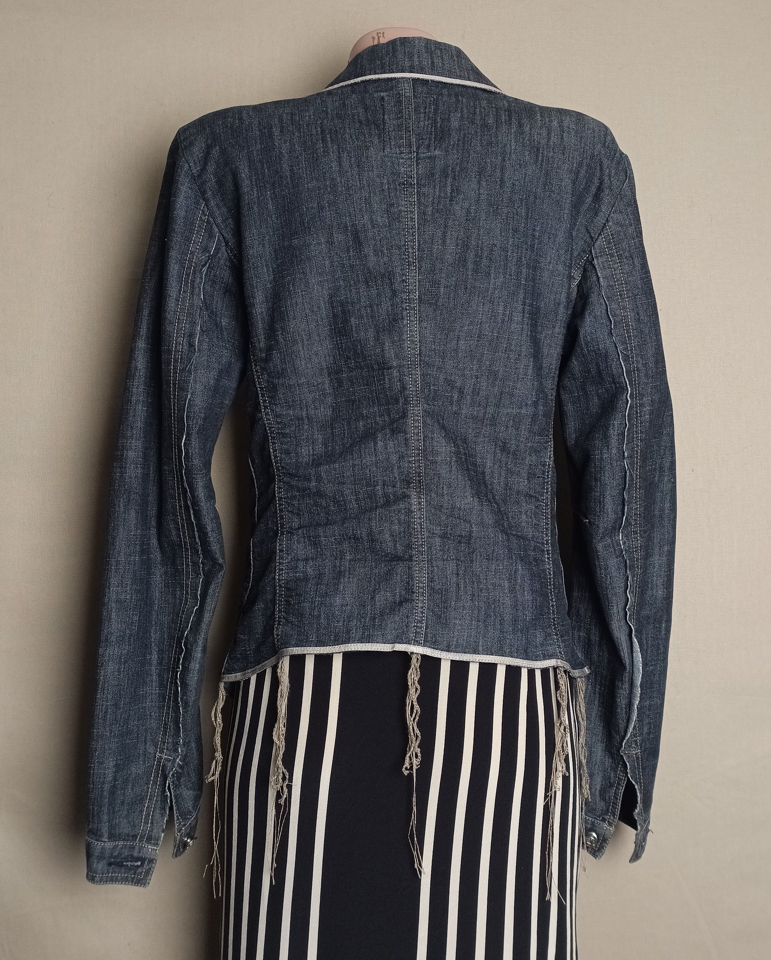 Marithe + Francois Girbaud Marithe Francois Girbaud Light Denim Jacket EU38 US28 Size S / US 4 / IT 40 - 5 Thumbnail