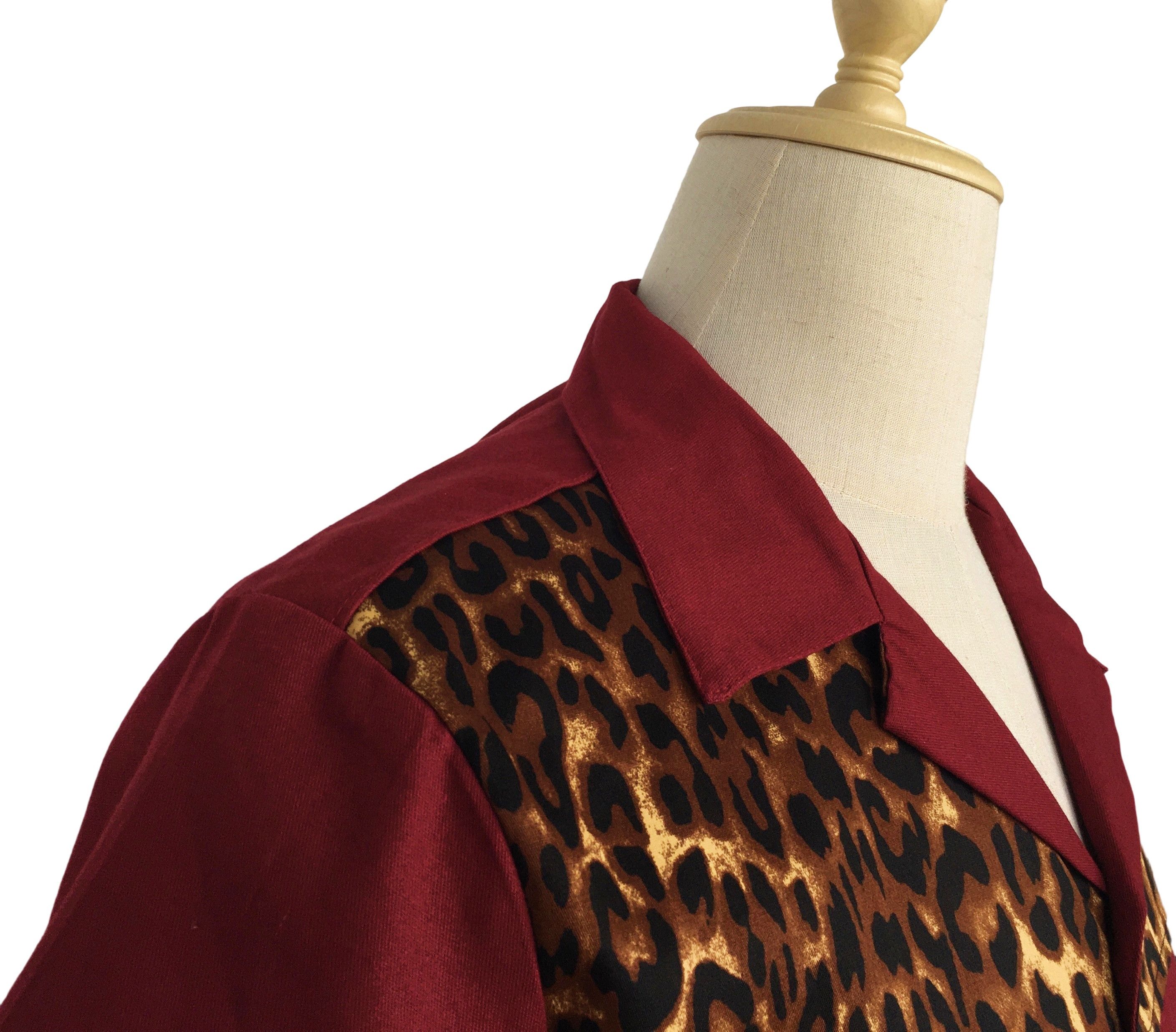 Other Vintage Shirt Leopard Panel Rock Shirts Size US XL / EU 56 / 4 - 5 Thumbnail