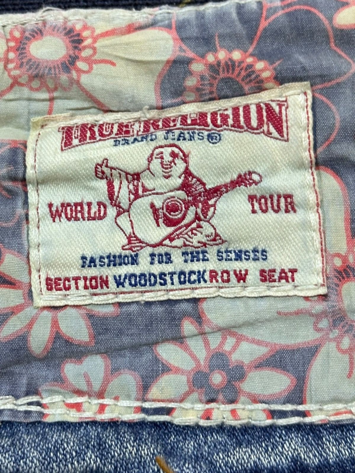 True Religion Vintage True Religion Woodstock Flare Faded Distressed Denim Size US 30 / EU 46 - 8 Thumbnail