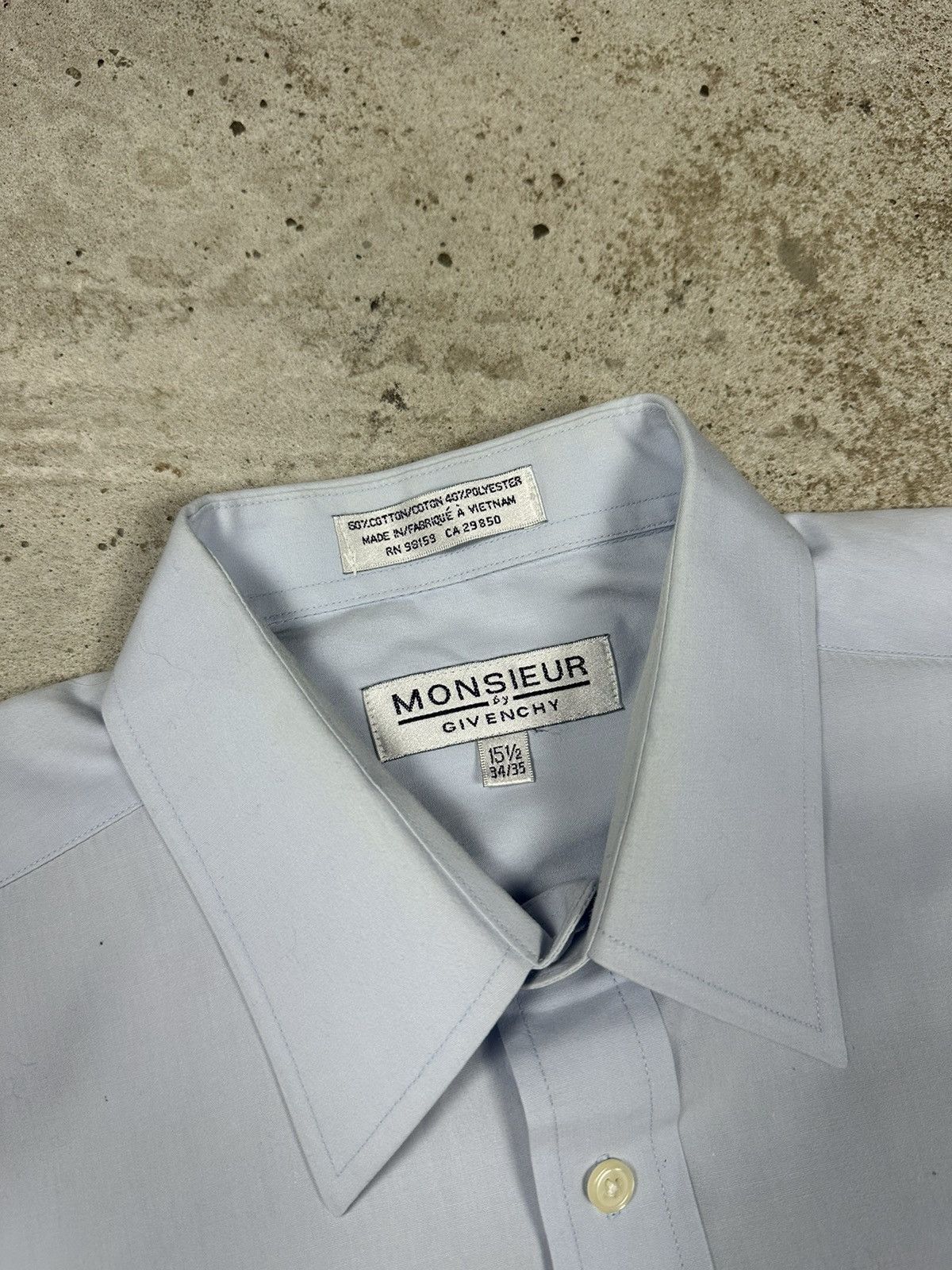 Givenchy Vintage 90s Givenchy Long Sleeve Shirt Size US L / EU 52-54 / 3 - 7 Thumbnail