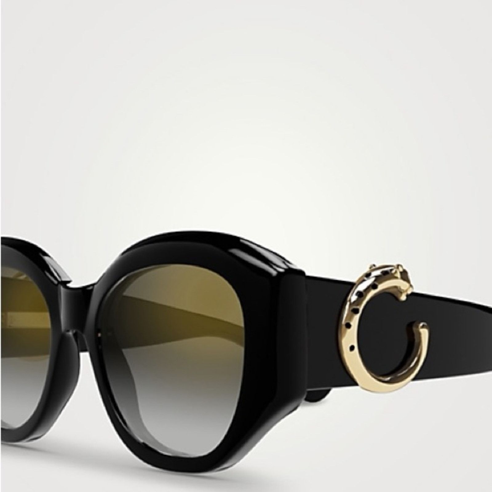 Cartier New! Cartier CT0502S 001 Panthere Sunglasses, Authentic Size ONE SIZE - 5 Thumbnail