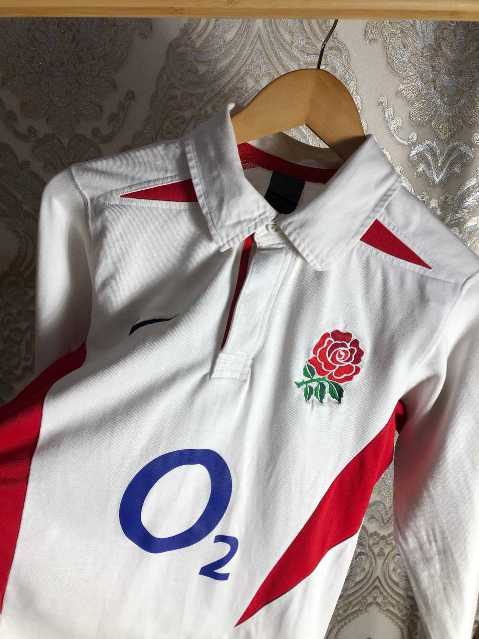 Nike × Vintage VERY RARE NIKE ENGLAND RUGBY JERSEY LONG SLEEVE RETRO Y2K Size US S / EU 44-46 / 1 - 4 Thumbnail