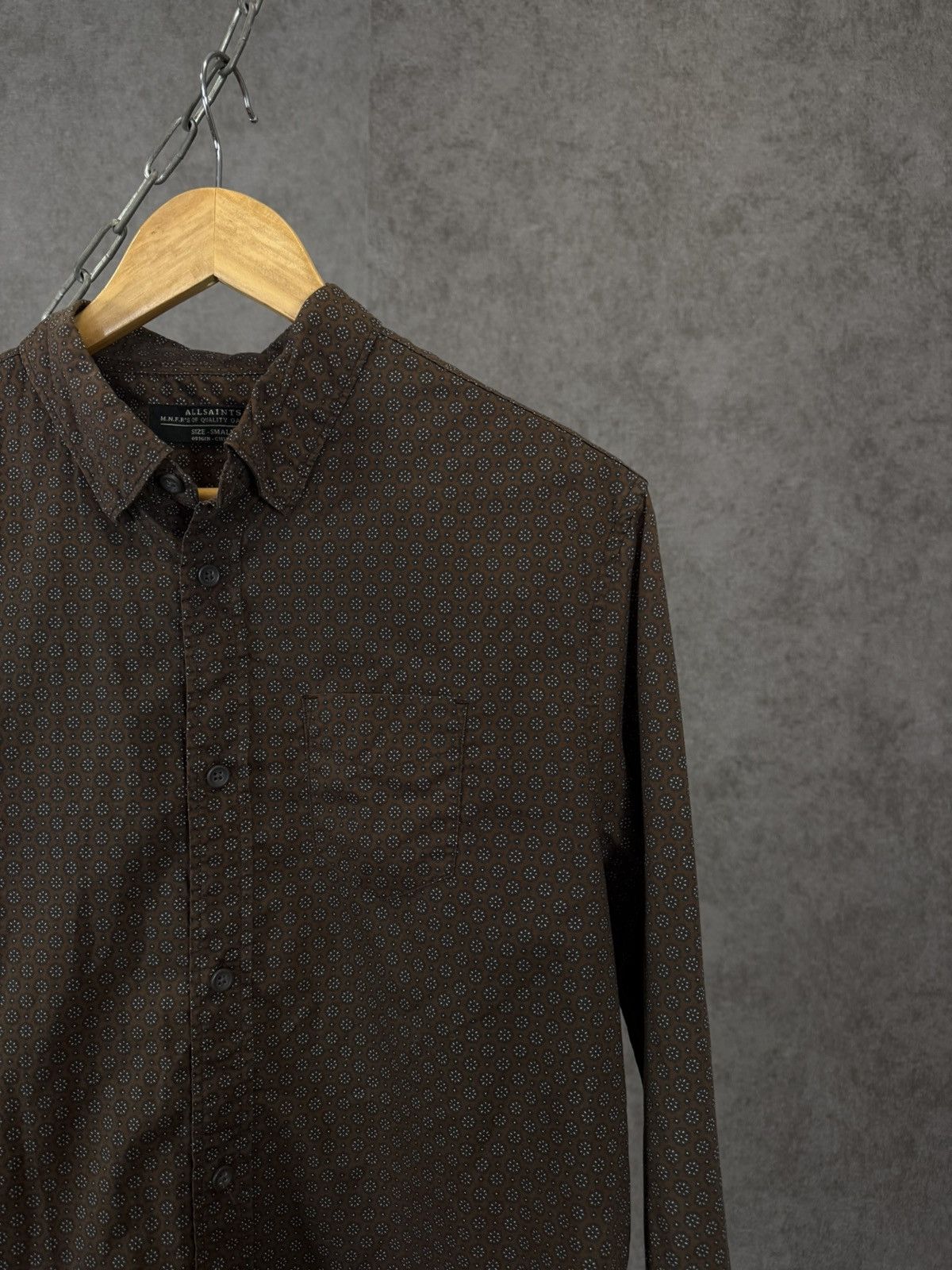 Allsaints Allsaints art vintage designer shirt Size US S / EU 44-46 / 1 - 2 Thumbnail