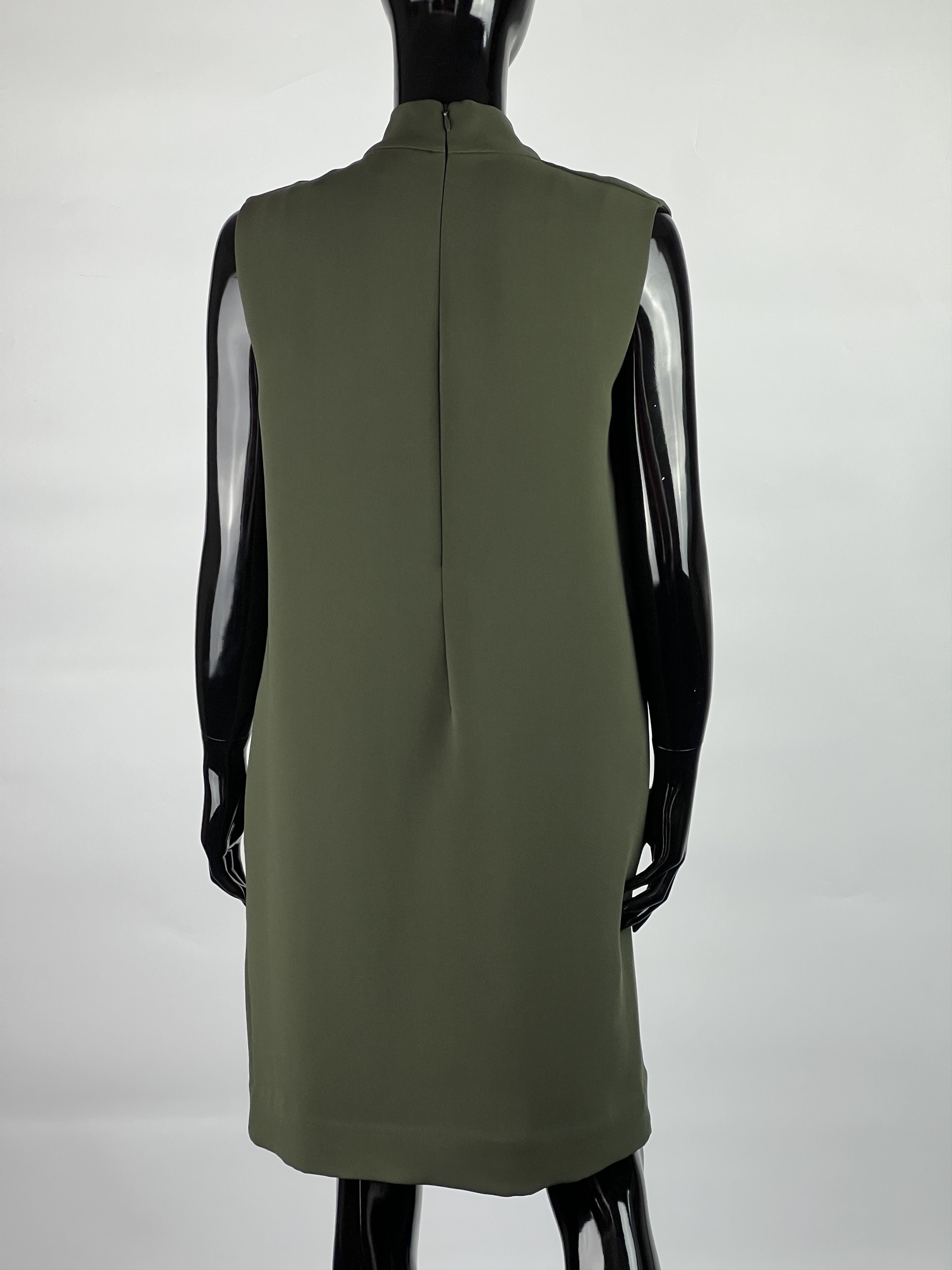 Cos COS Green Sleeveless Midi Dress Size EU38 Size M / US 6-8 / IT 42-44 - 2 Thumbnail