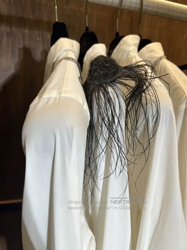 Brunello Cucinelli Brunello Cucinelli White Shirt Size S / US 4 / IT 40 - 1 Thumbnail