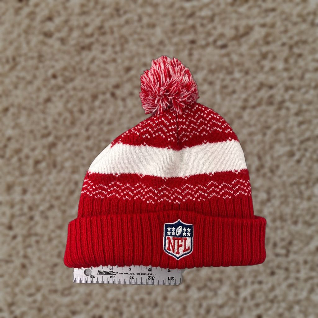 NFL VINTAGE Smirnoff x NFL Beanie Adult One Size Red White Embroidered Vodka Promotional Size ONE SIZE - 1 Thumbnail