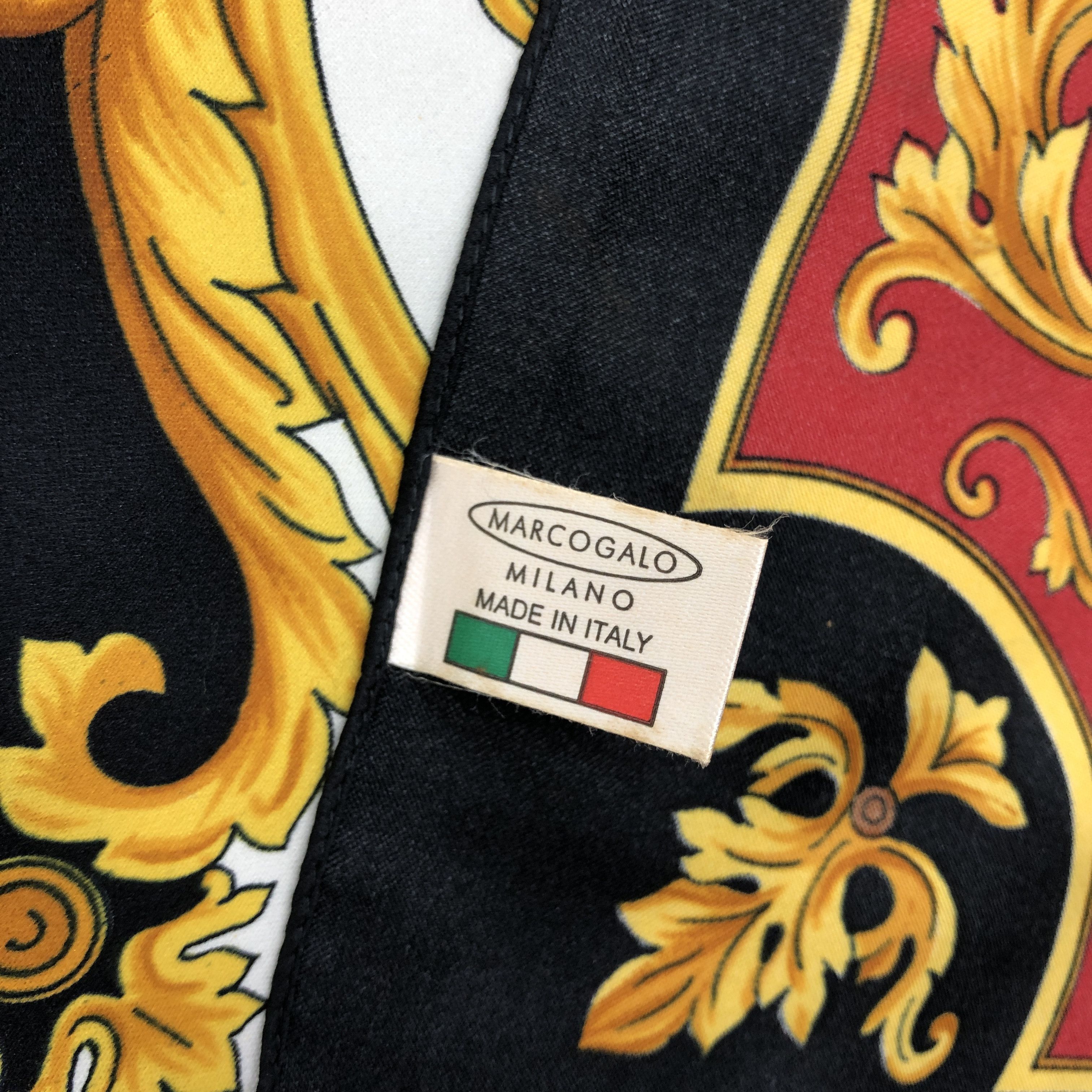 Japanese Brand Vintage Marcogalo SILK Scarf Twill Stole Wraps Scarves Size ONE SIZE - 9 Thumbnail