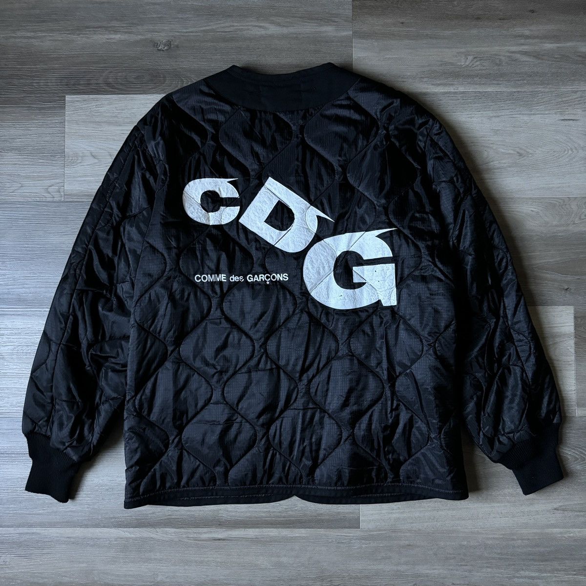 Comme des Garcons Comme des Garcons x Alpha Industries Military Quilted Jacket Grailed