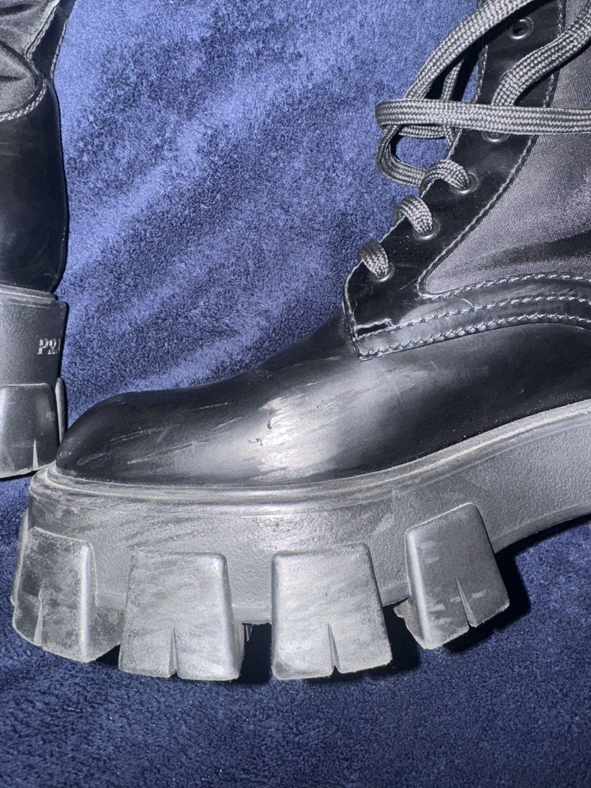 Prada Prada Monolith Re-Nylon Boots w/pouch Size US 8.5 / IT 38.5 - 10 Thumbnail