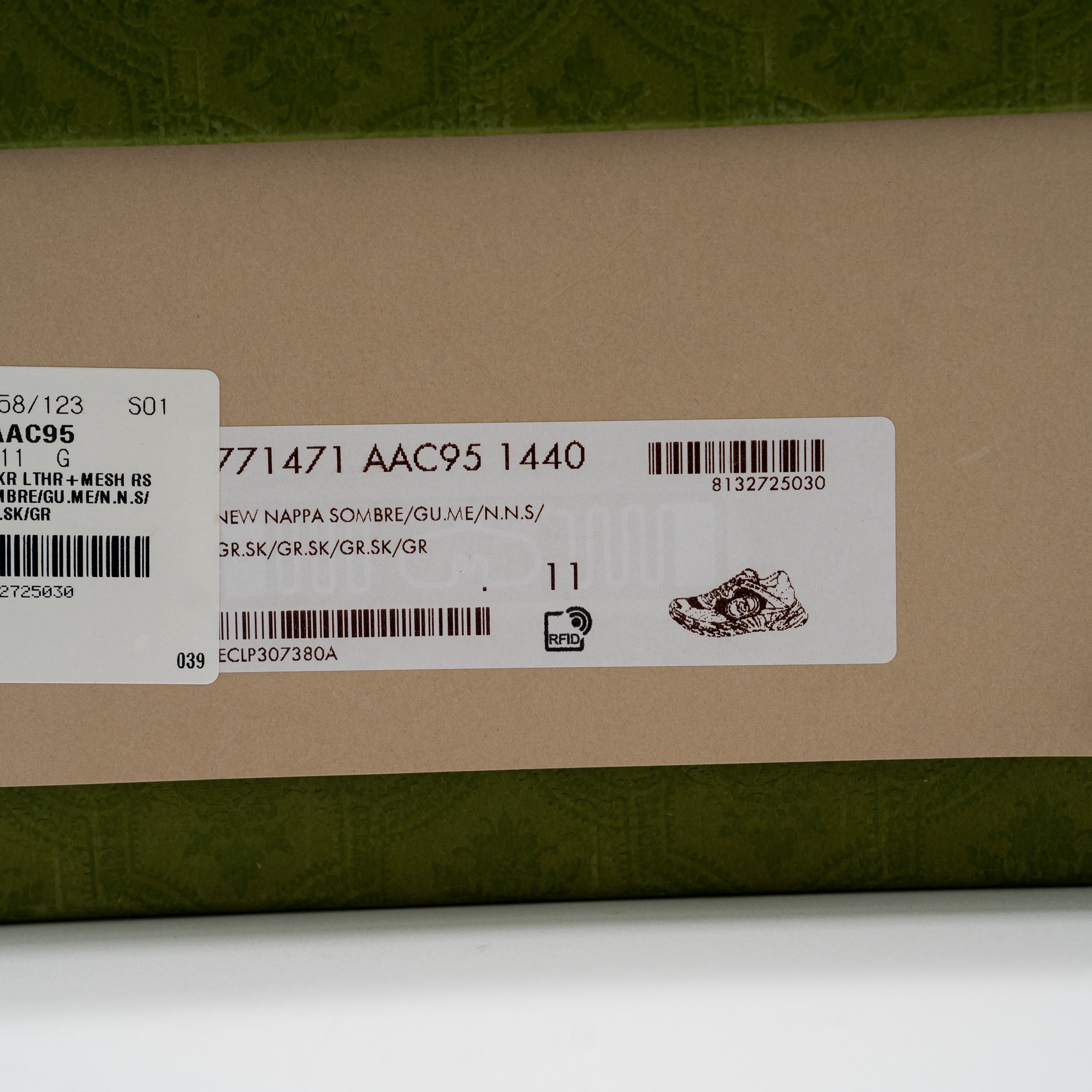 Gucci 11G 11.5 US Gucci Ripple Sneakers Grey GG Leather Size US 11.5 / EU 44-45 - 13 Thumbnail