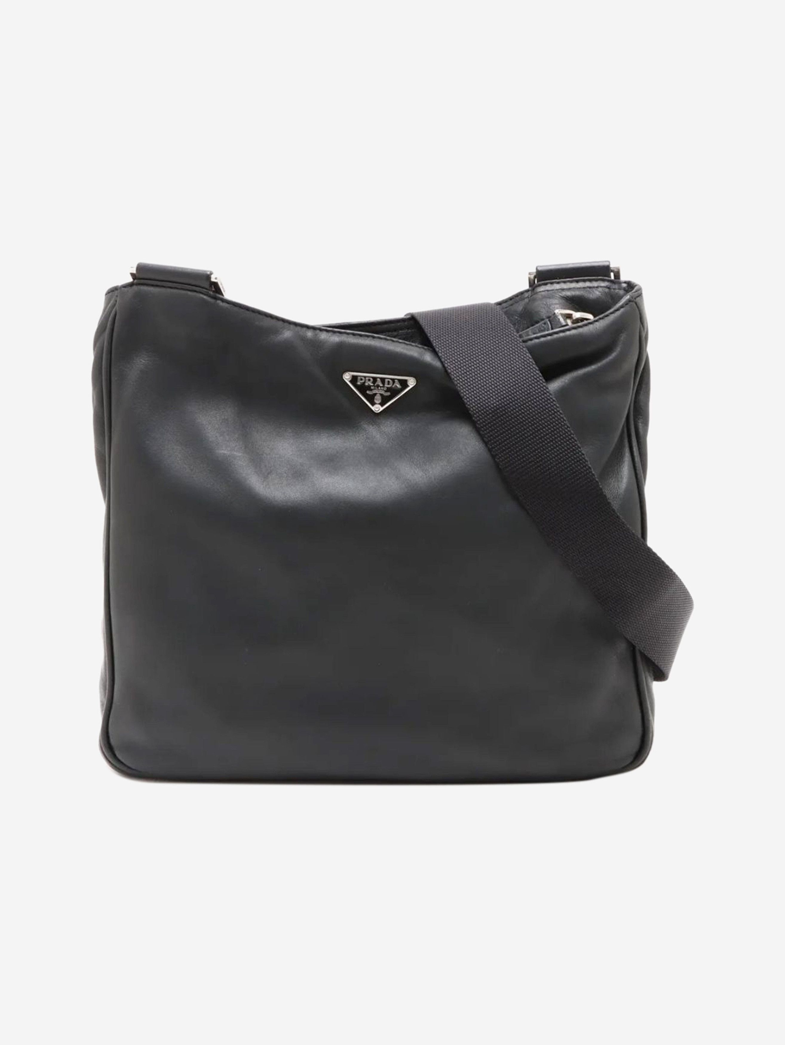 Prada Black leather shoulder bag Size ONE SIZE - 1 Thumbnail