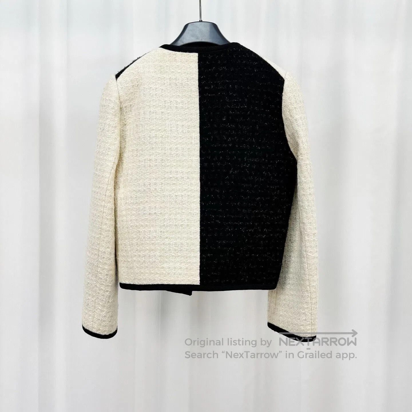 Saint Laurent Paris black and white tweed Saint Laurent jacket. Size M / US 6-8 / IT 42-44 - 2 Thumbnail