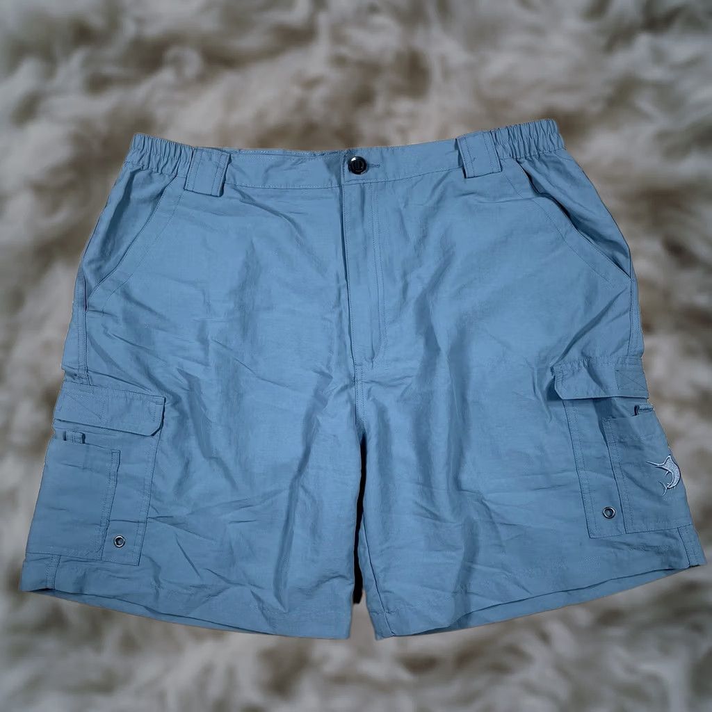 Vintage Reel Legends Shorts Mens XL Gray Performance Outfitters Cargo Fishing Khaki Size US 36 / EU 52 - 1 Thumbnail