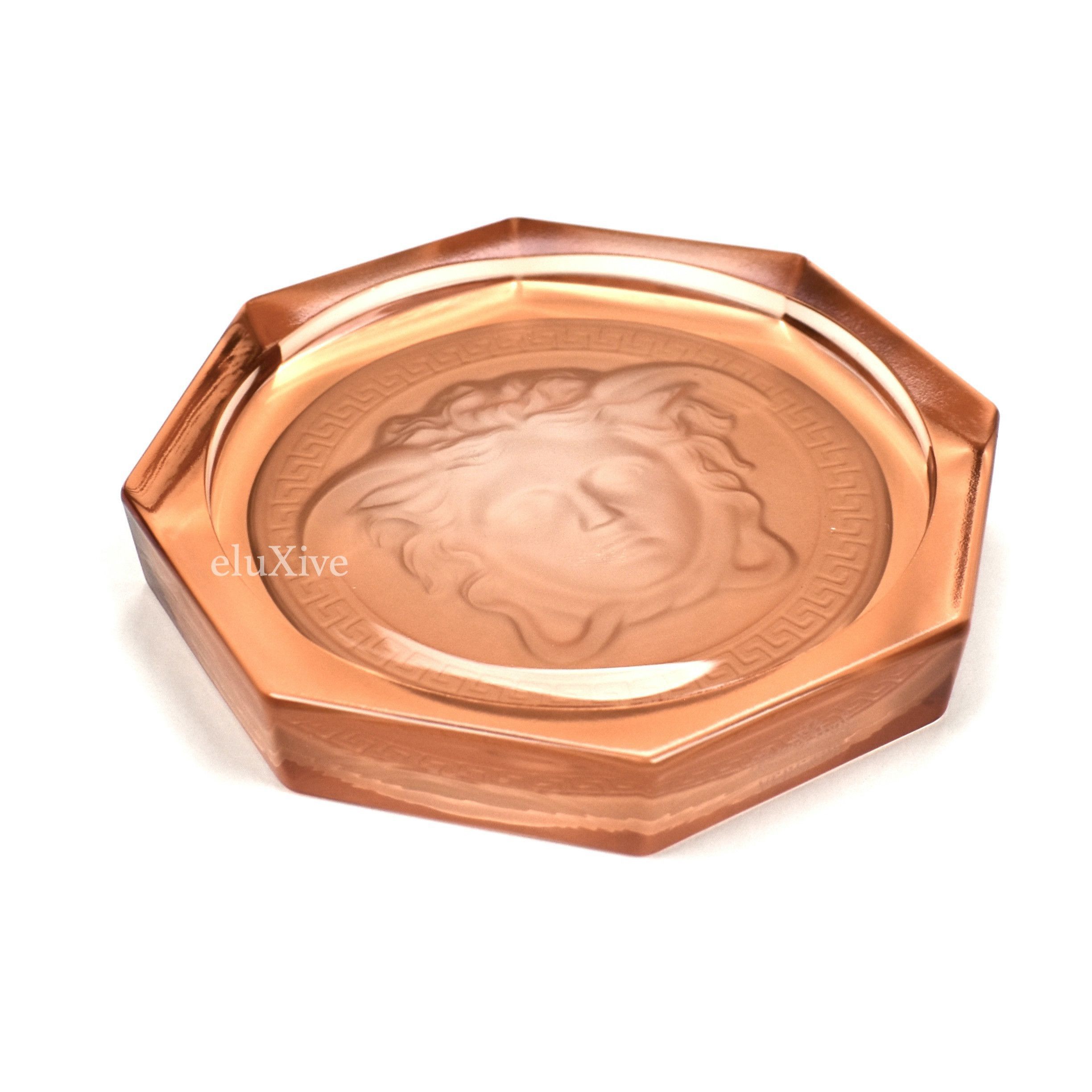 Versace Versace Peach Crystal Medusa Ashtray / Coaster Size ONE SIZE - 1 Preview