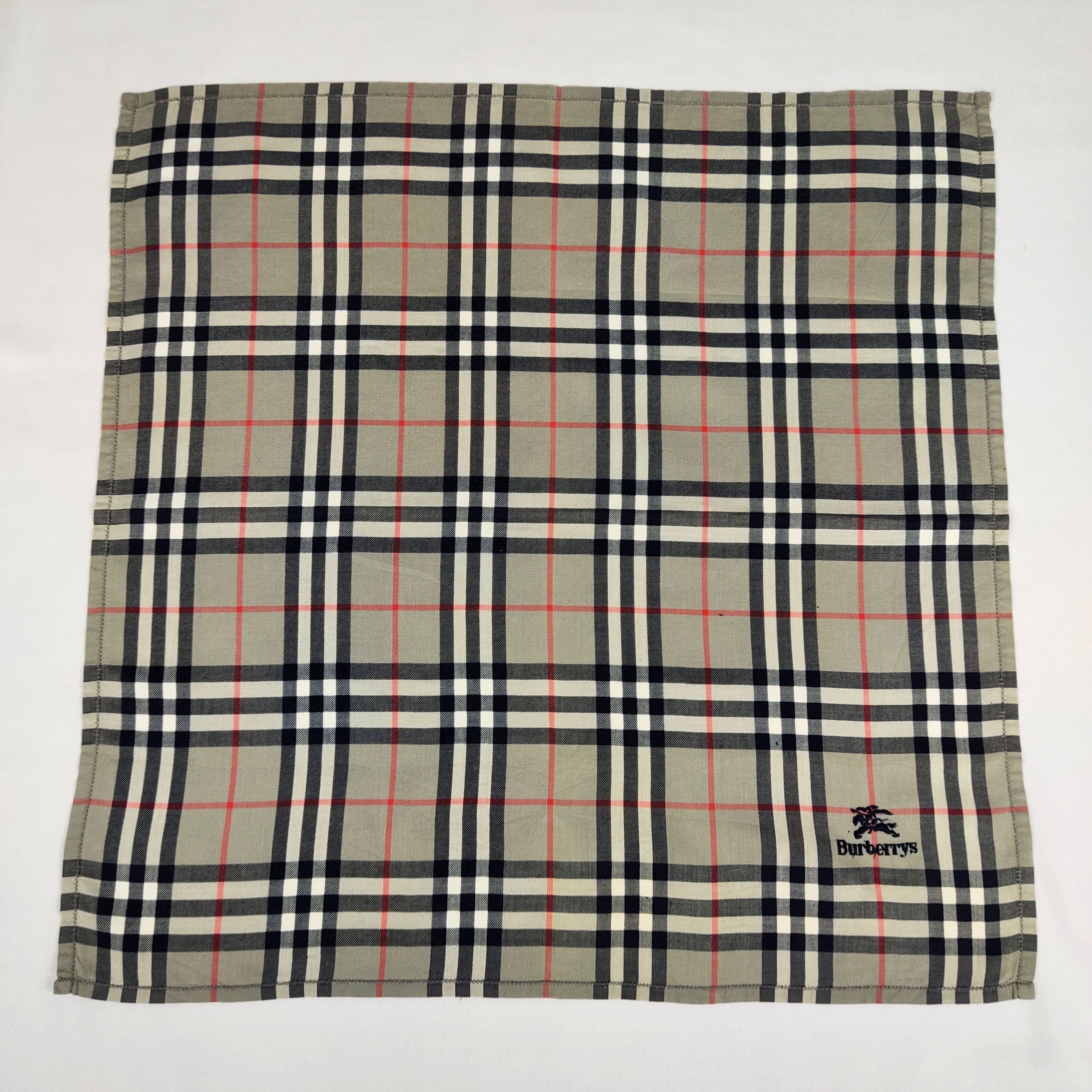 Burberry × Vintage Burberry Handkerchief / Neckerchief /Bandana FZ337 Size ONE SIZE - 3 Thumbnail