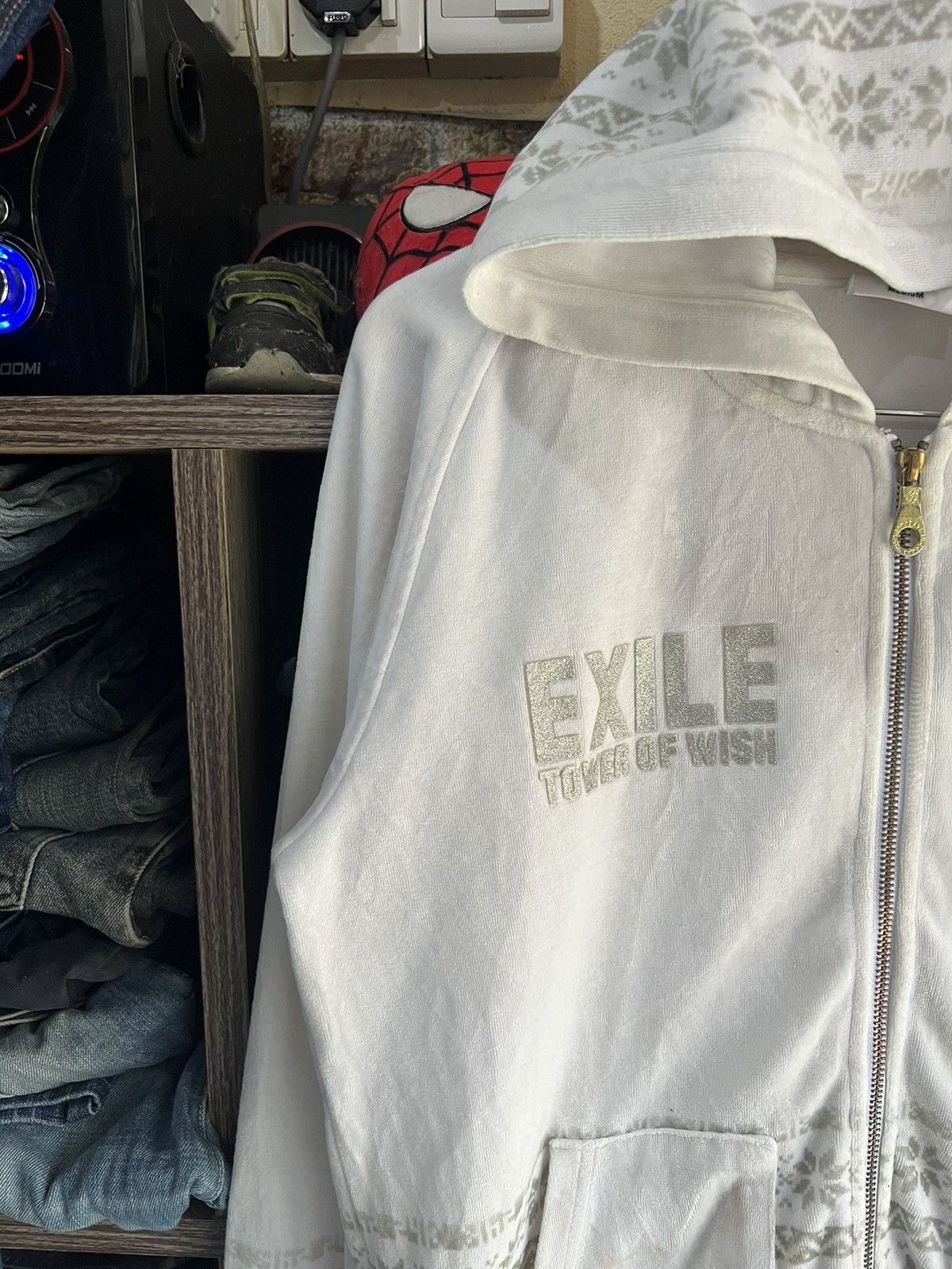 Japanese Brand 🔥Rare 24 Karats Exile Tower of Wish Zipper Hoodie Size US M / EU 48-50 / 2 - 4 Thumbnail