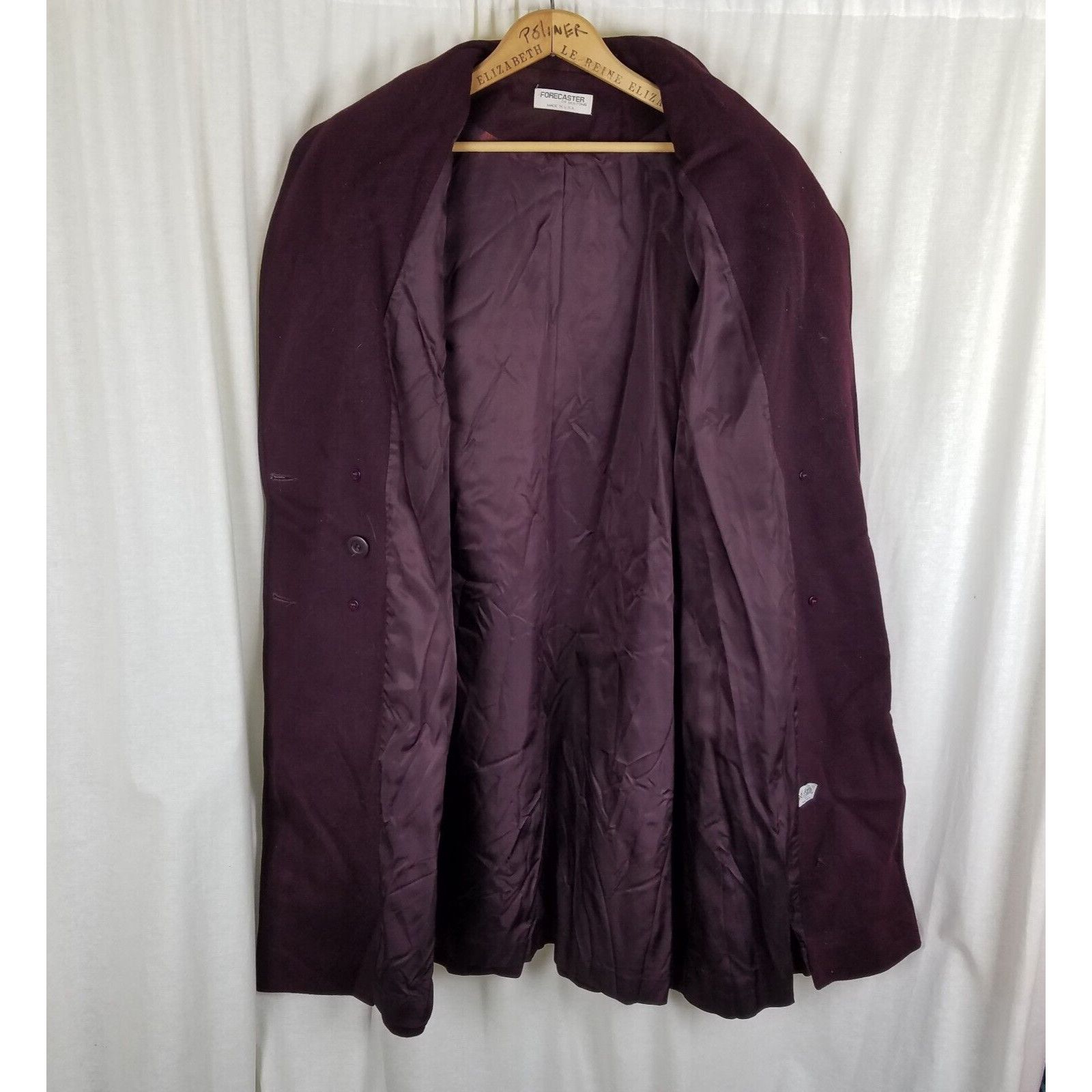 Vintage Vtg Forecaster Shawl Collar Double Breasted Wool Peacoat 13 Size XL / US 12-14 / IT 48-50 - 5 Thumbnail