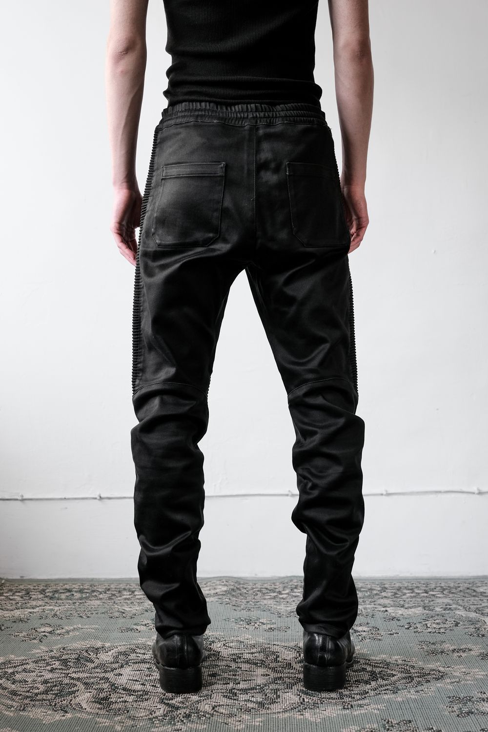 Balmain BALMAIN Ribbed Paneled Biker Sweatpants Size US 33 - 3 Thumbnail