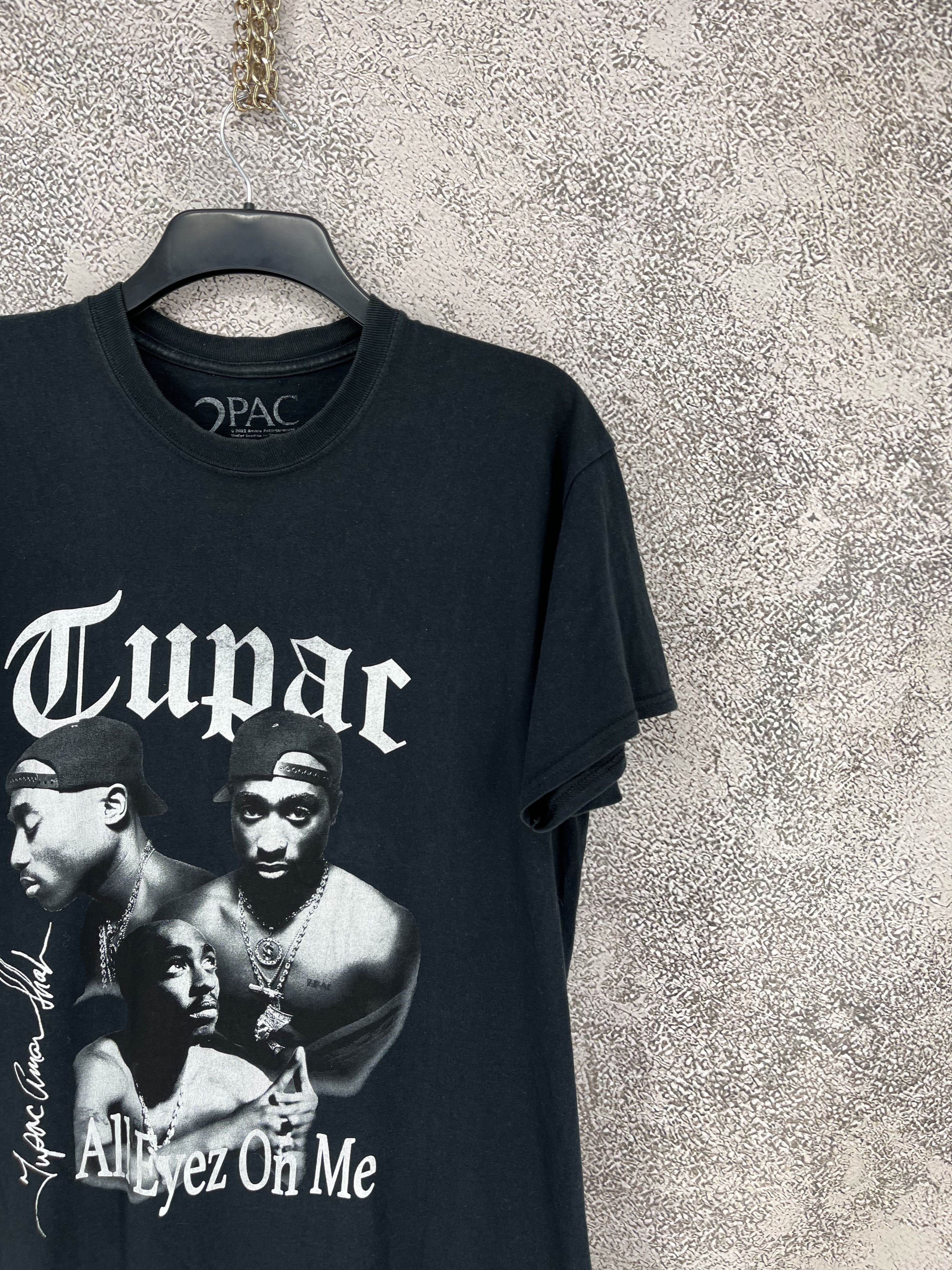 Band Tees 2PAC Rap All Eyez On Me Vintage T-Shirt Size M Size US M / EU 48-50 / 2 - 5 Thumbnail
