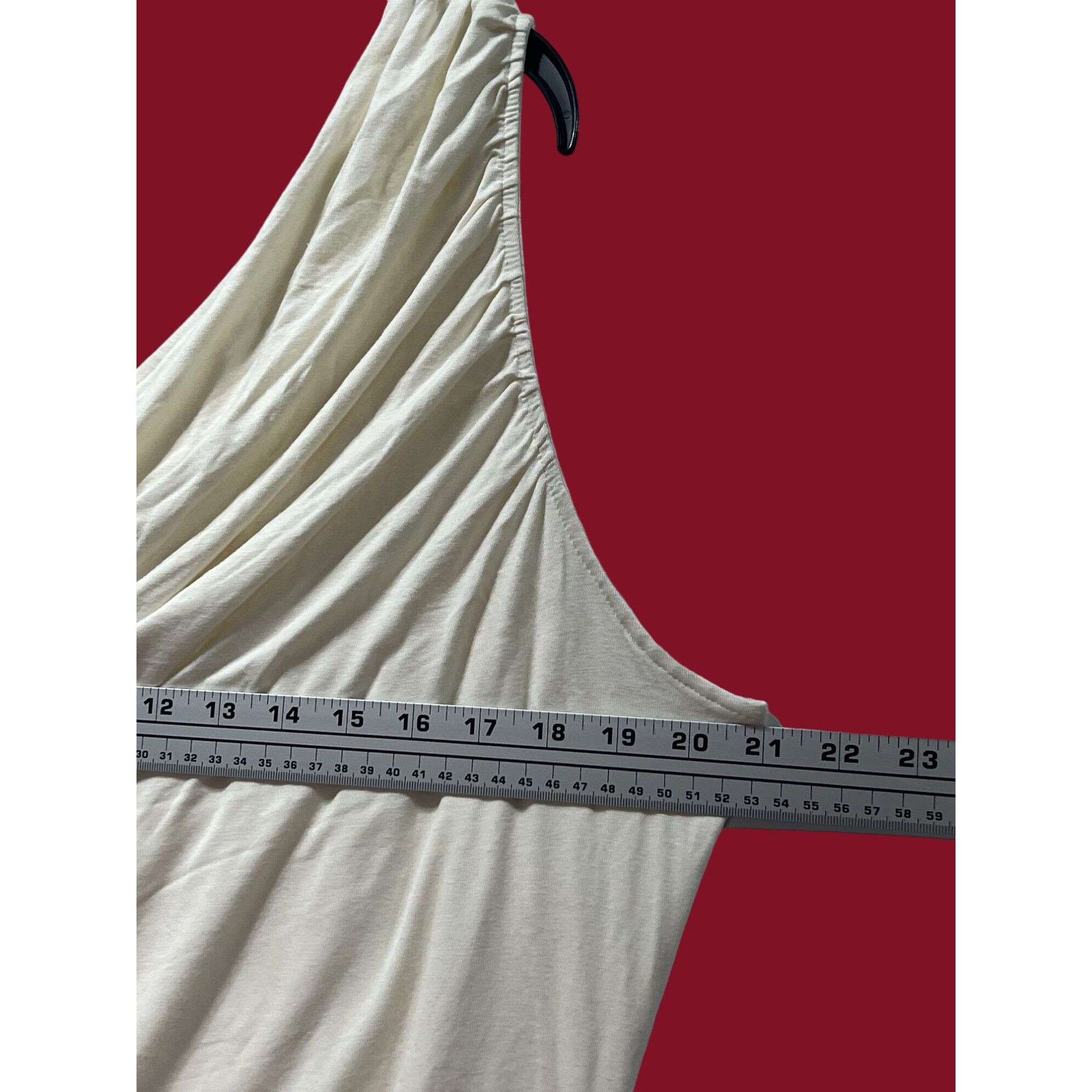Other A New Day - Women's Dress Ruched Knit Mini One Shoulder Stre Size XL / US 12-14 / IT 48-50 - 5 Thumbnail