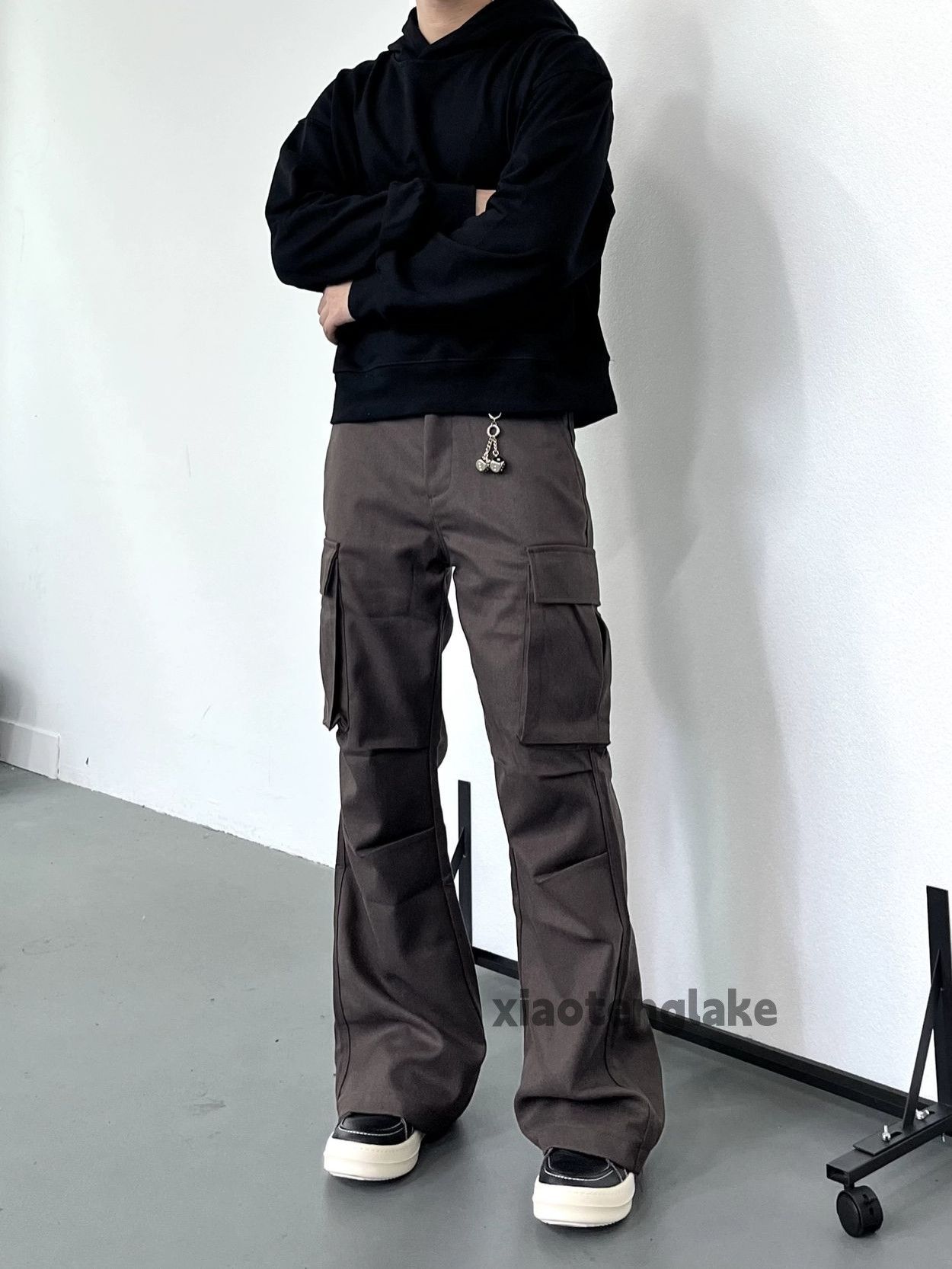 Designer × Japanese Brand × Vintage utility skate hiphop tactical flared bootcut cargo pants Size US 32 / EU 48 - 4 Thumbnail