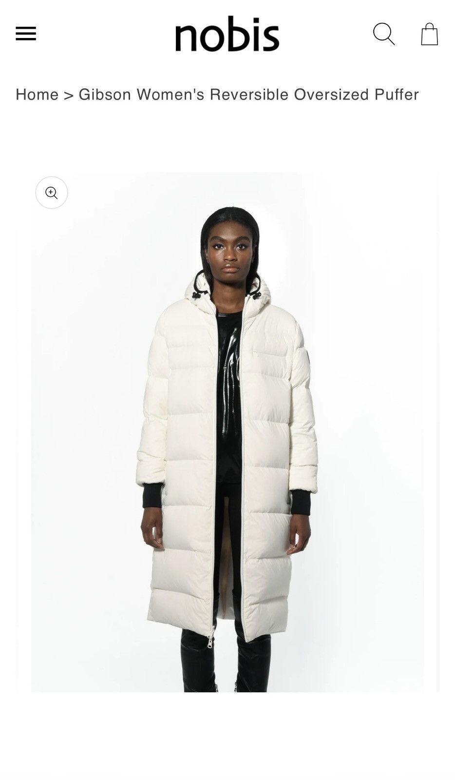 Nobis Women's Reversible Oversized Puffer