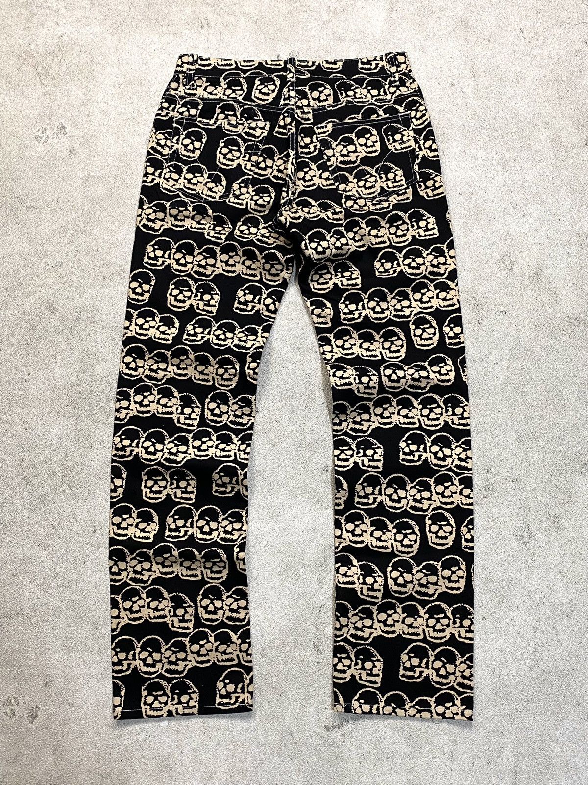 Hysteric Glamour 1990’s Hysteric Glamour Skull Pile Jeans Size US 29 - 4 Thumbnail