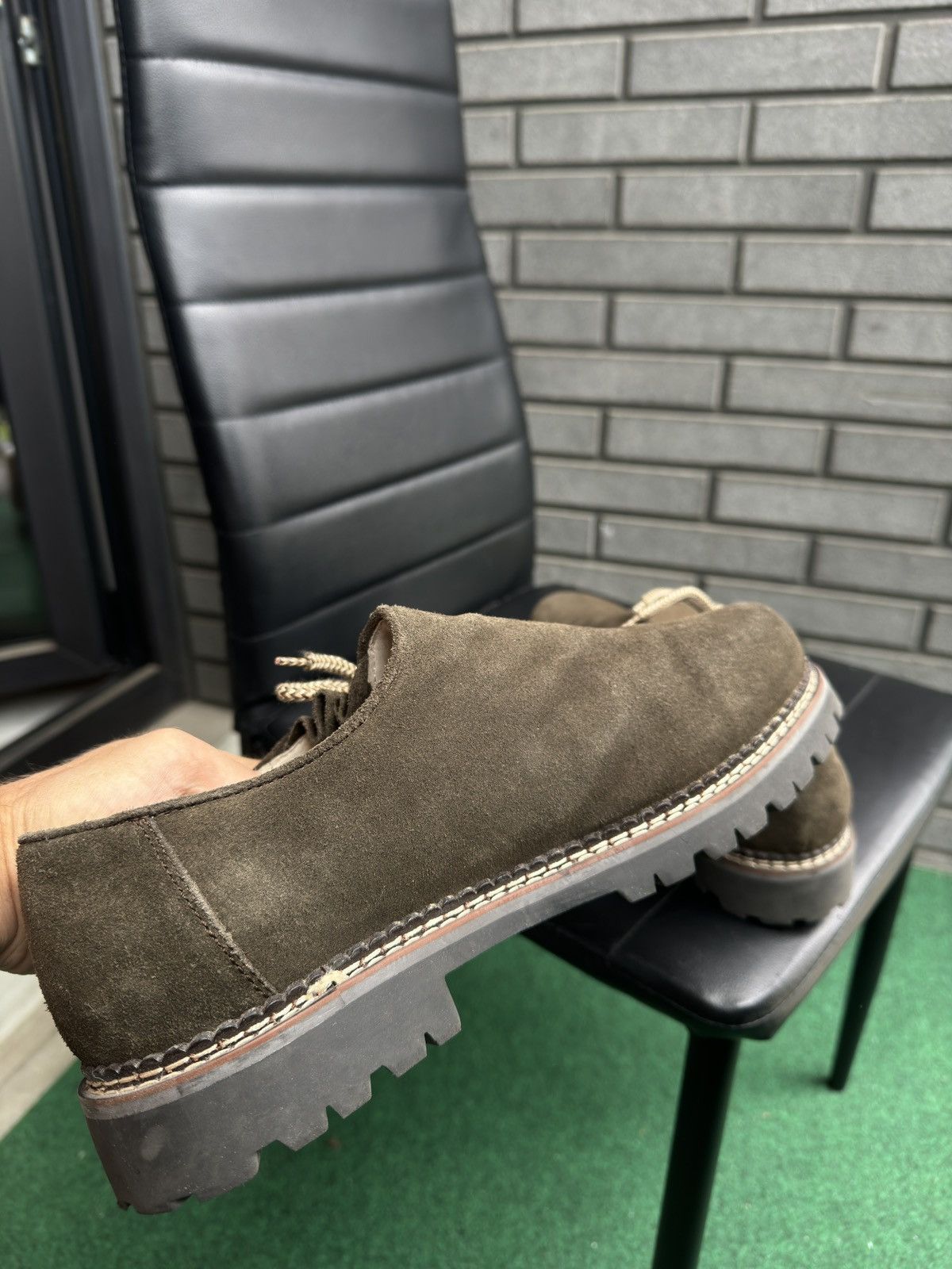 Other Vintage Almsach cynthia suede classic brown leather Size US 11.5 / EU 44-45 - 5 Thumbnail