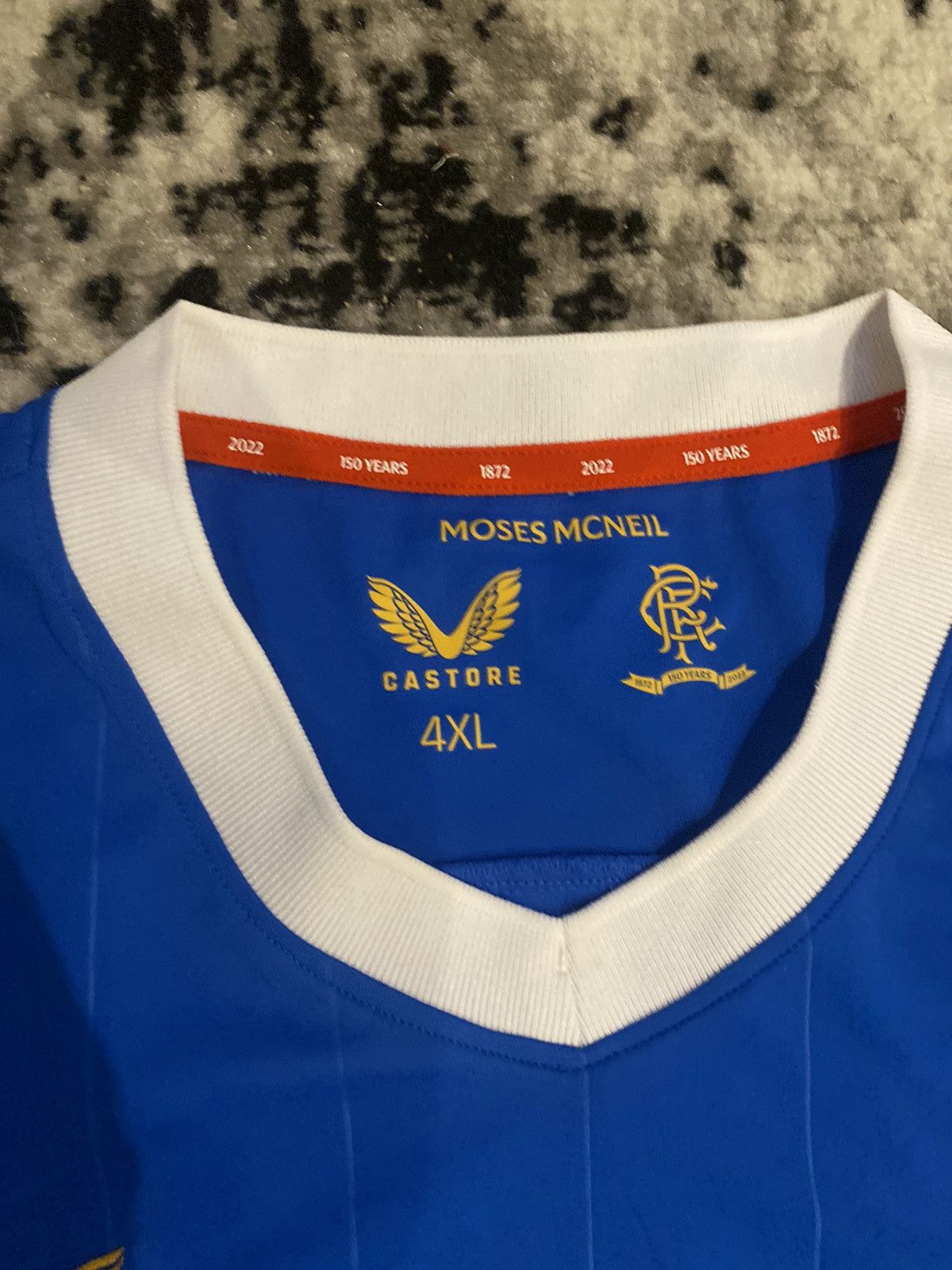 Vintage Rangers Castore Jersey BlockCore Y2k Blue Kit Size US XXL / EU 58 / 5 - 6 Thumbnail