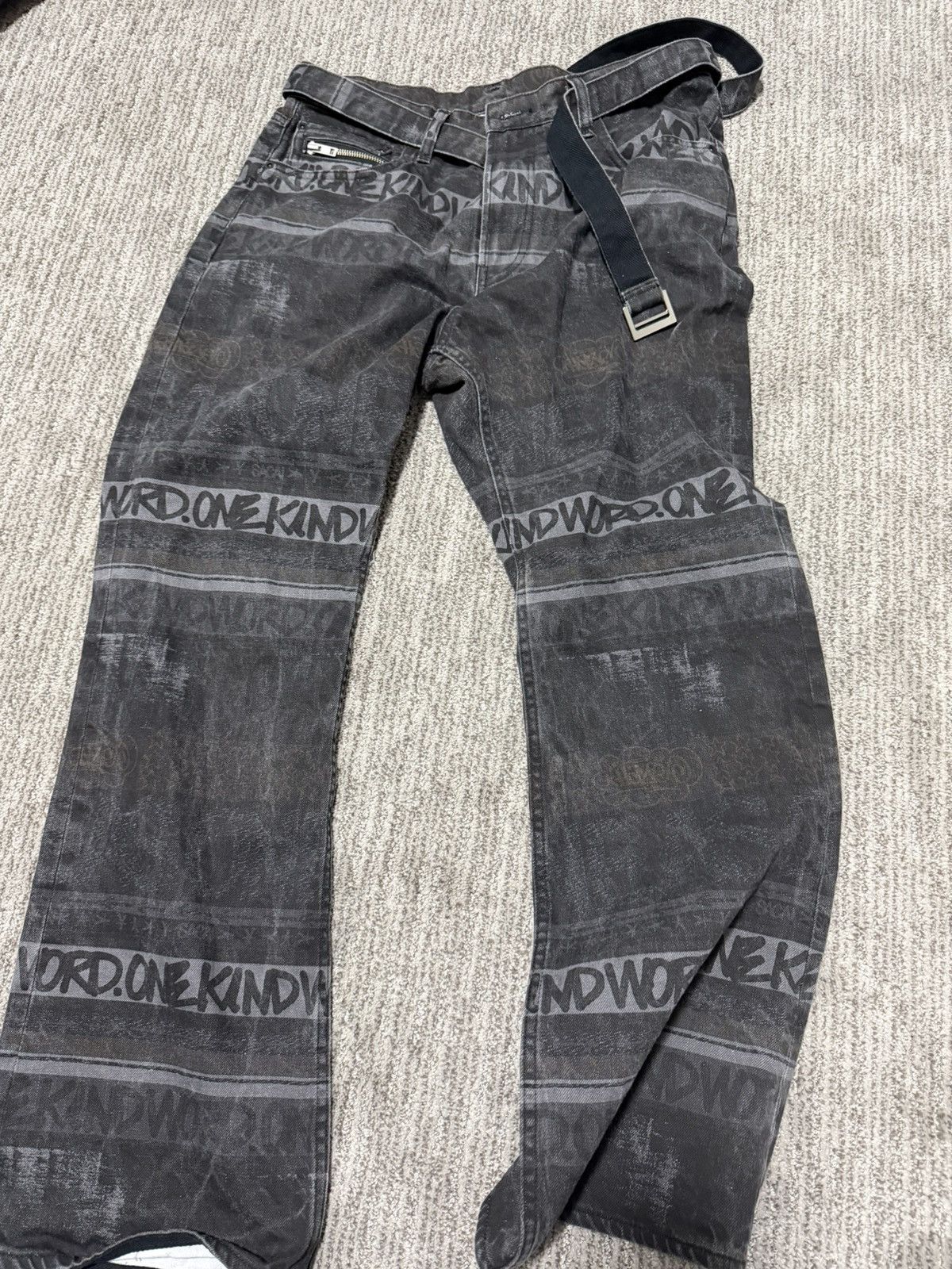 Sacai SACAI Eric Haze Straight-Leg Jeans Size US 34 / EU 50 - 1 Thumbnail