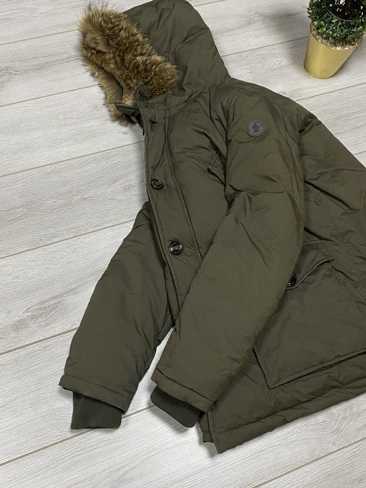 Moncler Moncler Chateaubriant rabbit fur coyote down puffer jacket Size US L / EU 52-54 / 3 - 24 Thumbnail