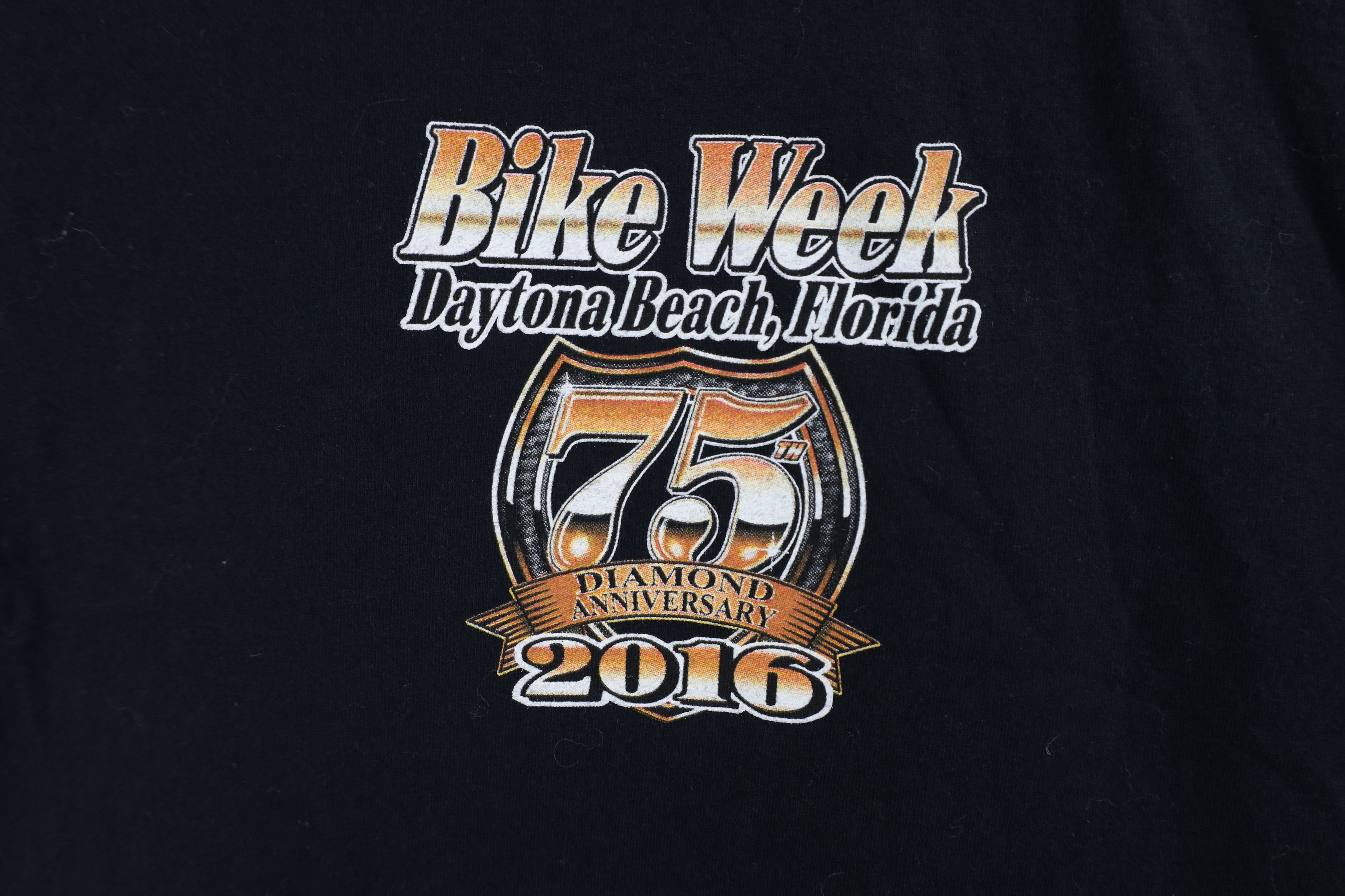 Vintage Vintage Y2K Anniversary Daytona Bike Week Motorcycle T-Shirt Size US XL / EU 56 / 4 - 4 Thumbnail