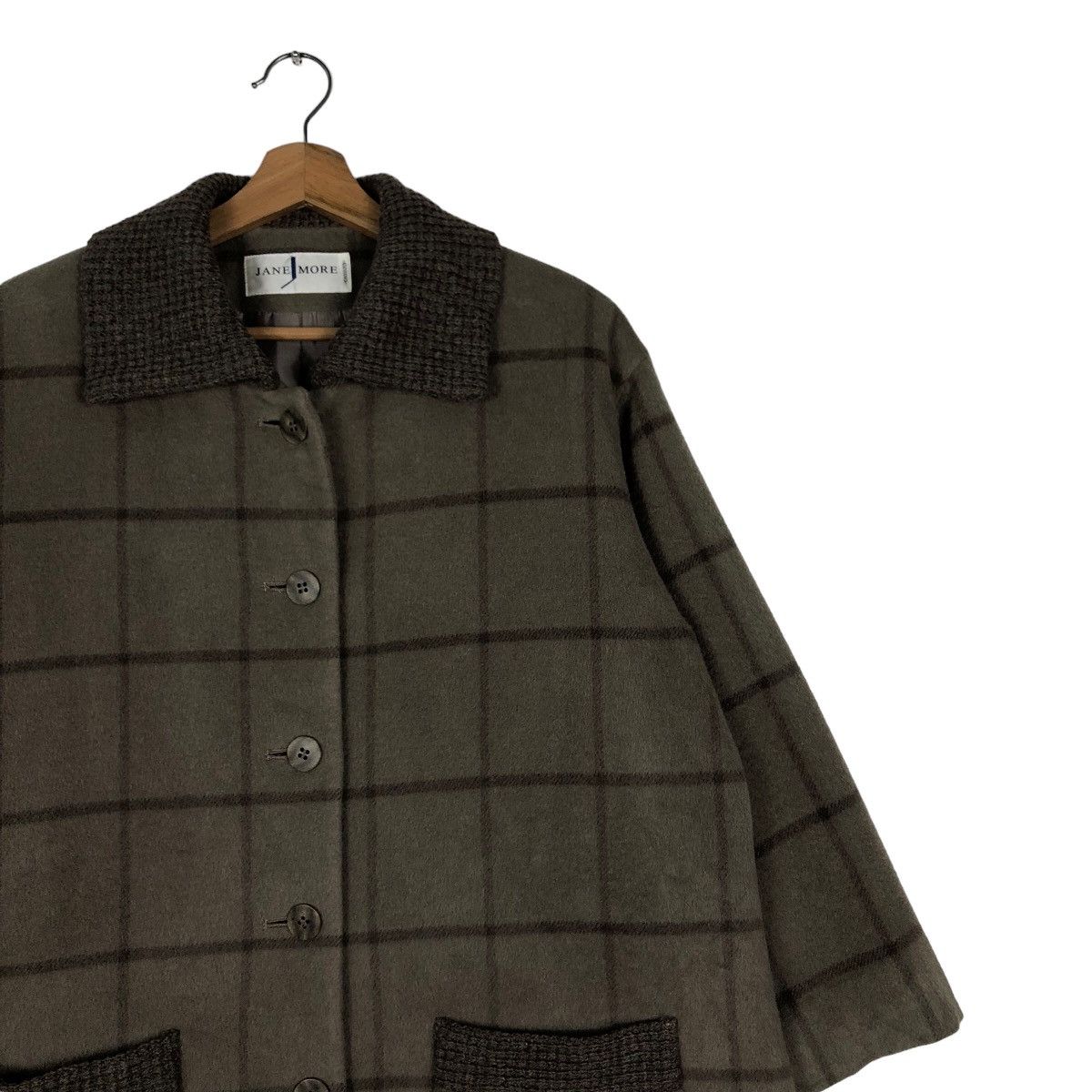 Japanese Brand 🔥Vintage Chore Wool Jacket Jane More Tartan Issey Miyake Size US L / EU 52-54 / 3 - 6 Thumbnail
