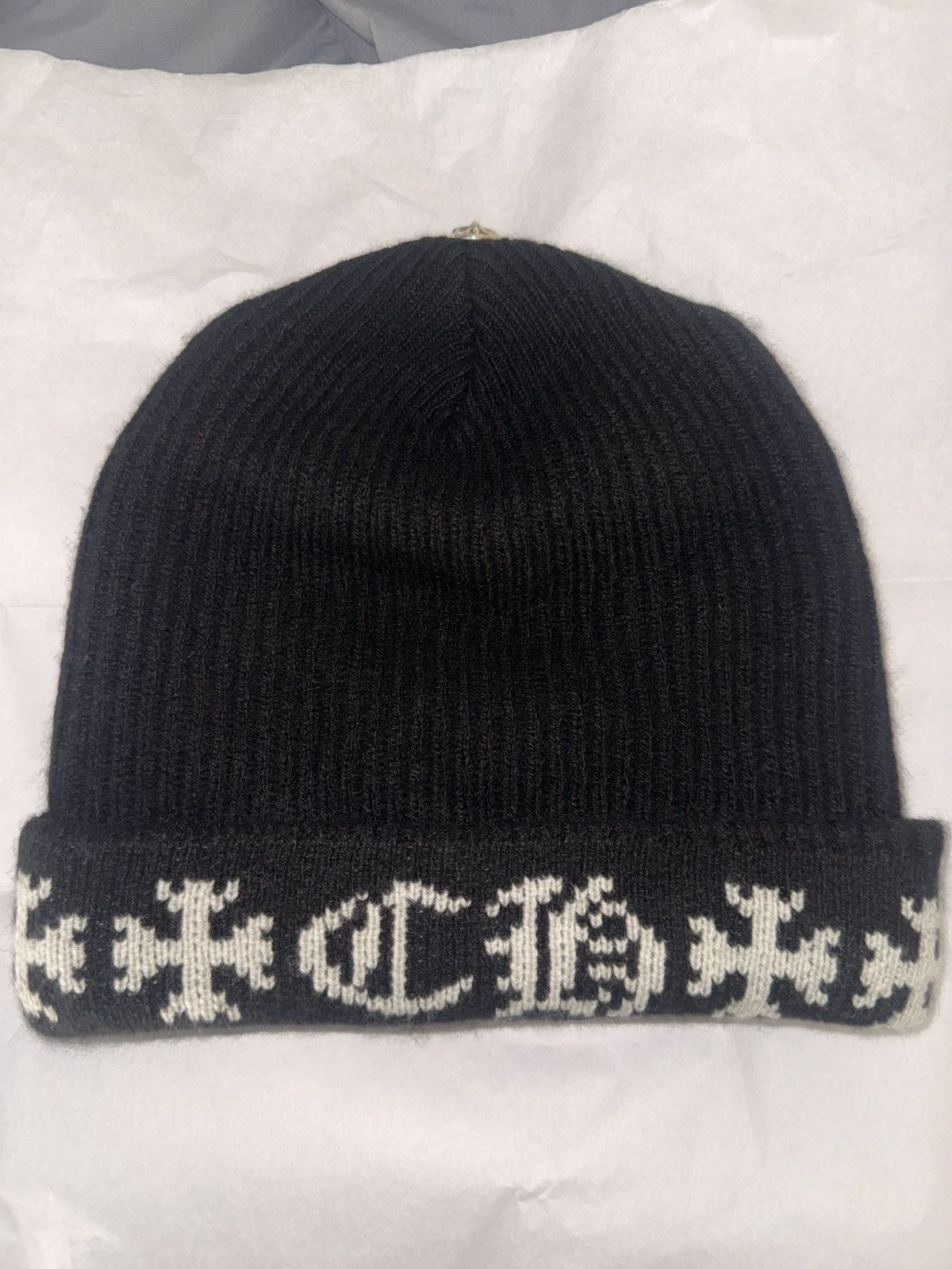 Chrome Hearts CH Cashmere ‘Big Daddy” Beanie Size ONE SIZE - 1 Thumbnail