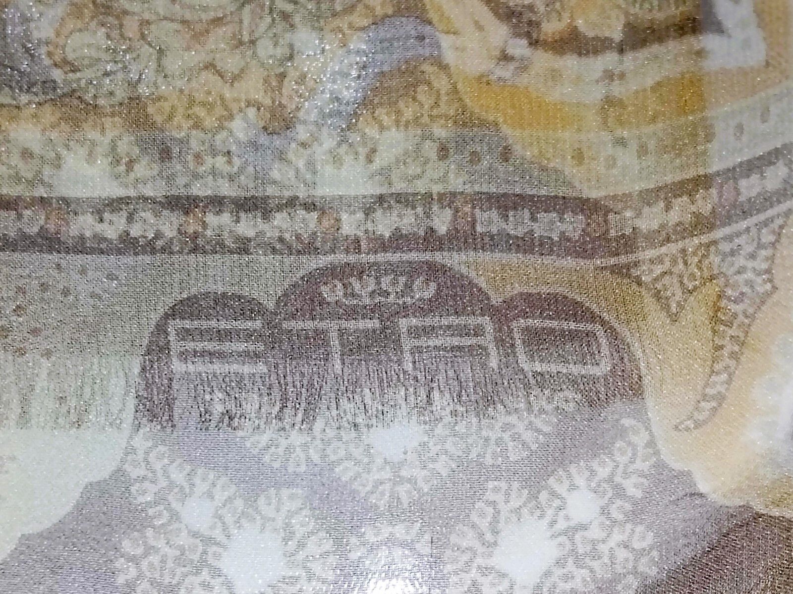 Etro ETRO MILANO ITALY Paisley Abstract Silk Scarf Shawl Size ONE SIZE - 2 Thumbnail