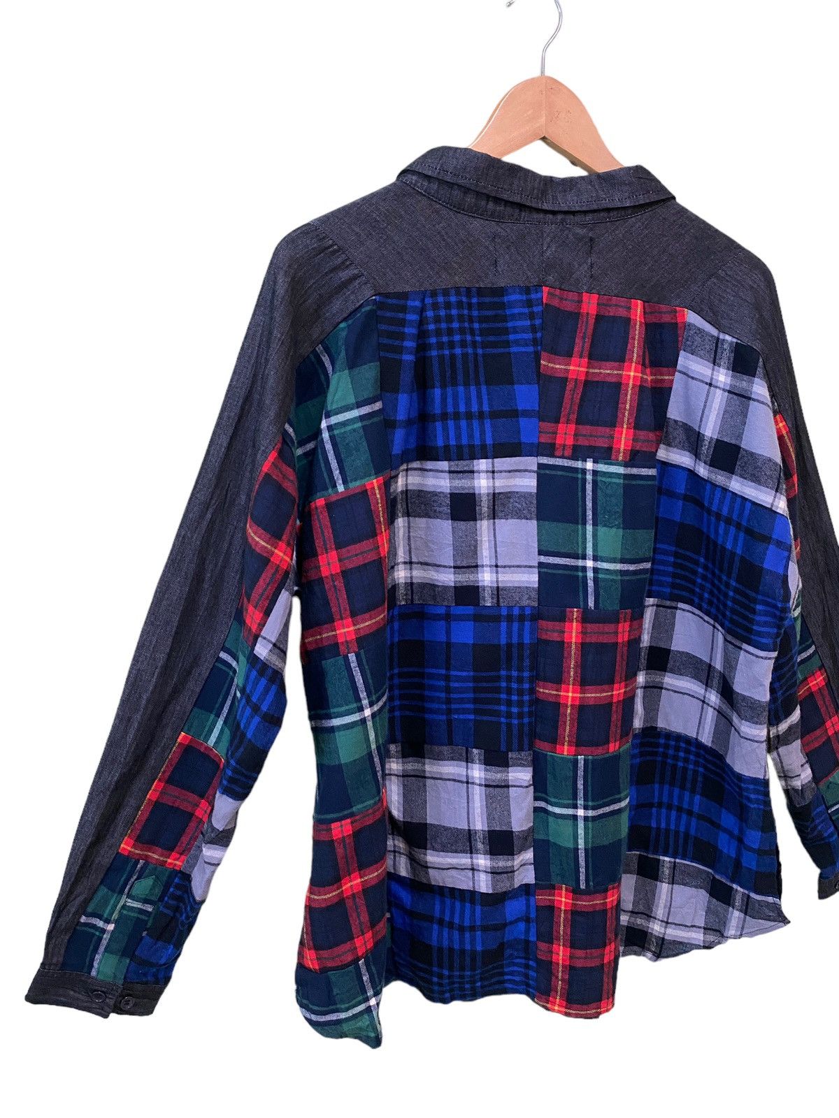 Designer Vintage Japan KOHAKU Patchworks Rebuild SHIRT Size US XL / EU 56 / 4 - 8 Thumbnail