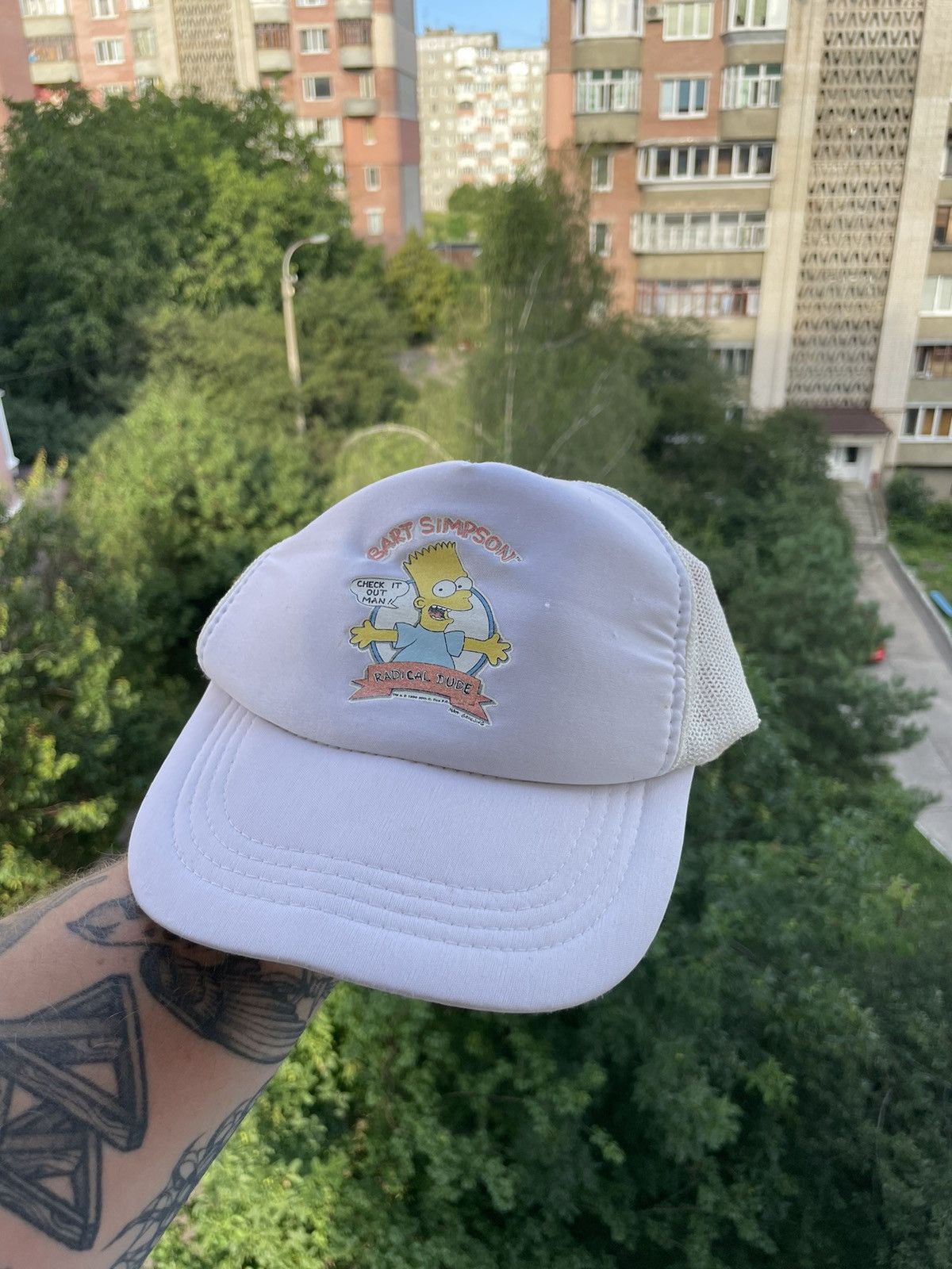 The Simpsons × Vintage Bart Simpson 1990 Vintage Cap Hats Size ONE SIZE - 2 Thumbnail