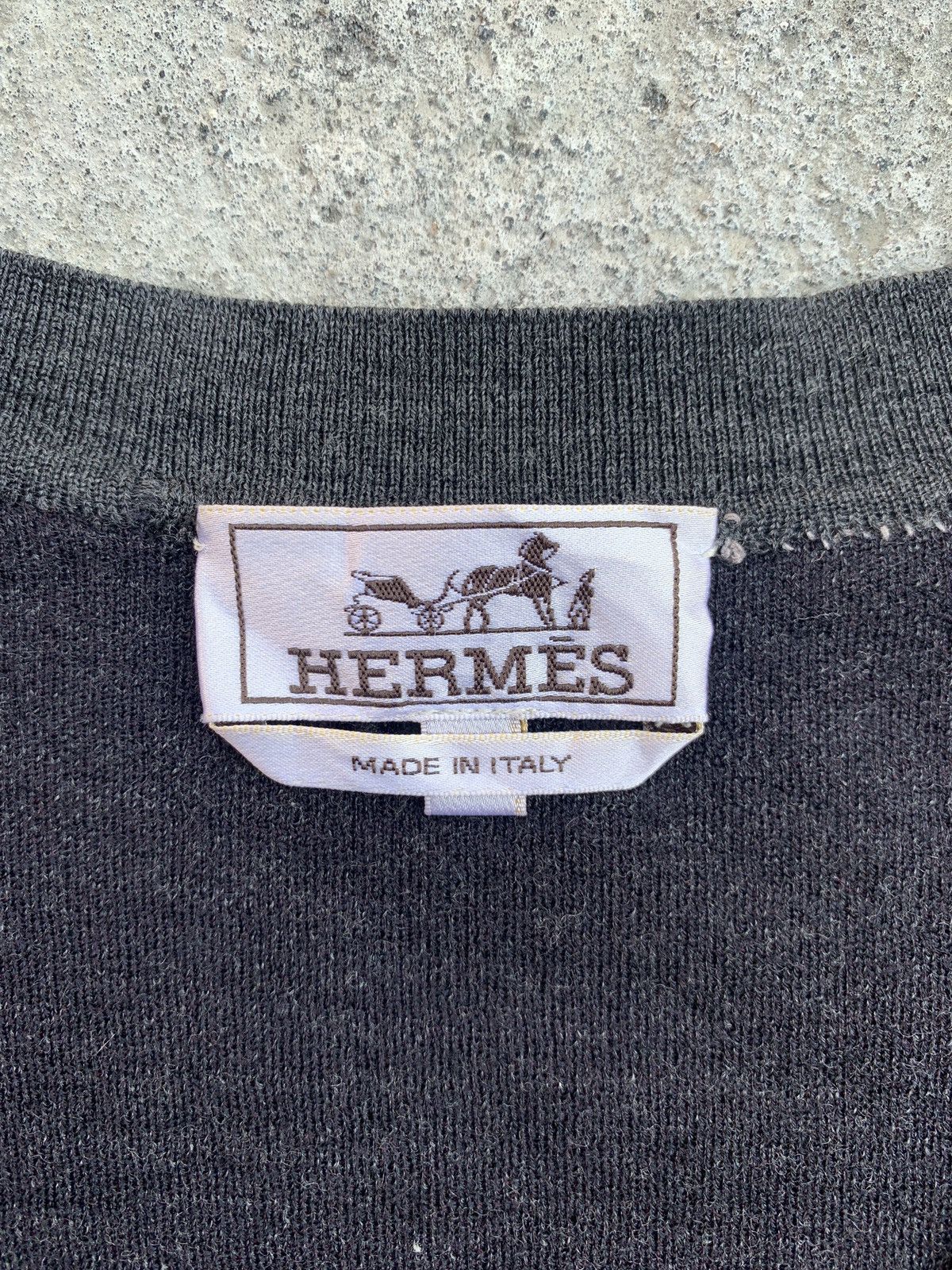 Hermes Wool Monogram Cardigan Size US M / EU 48-50 / 2 - 8 Thumbnail