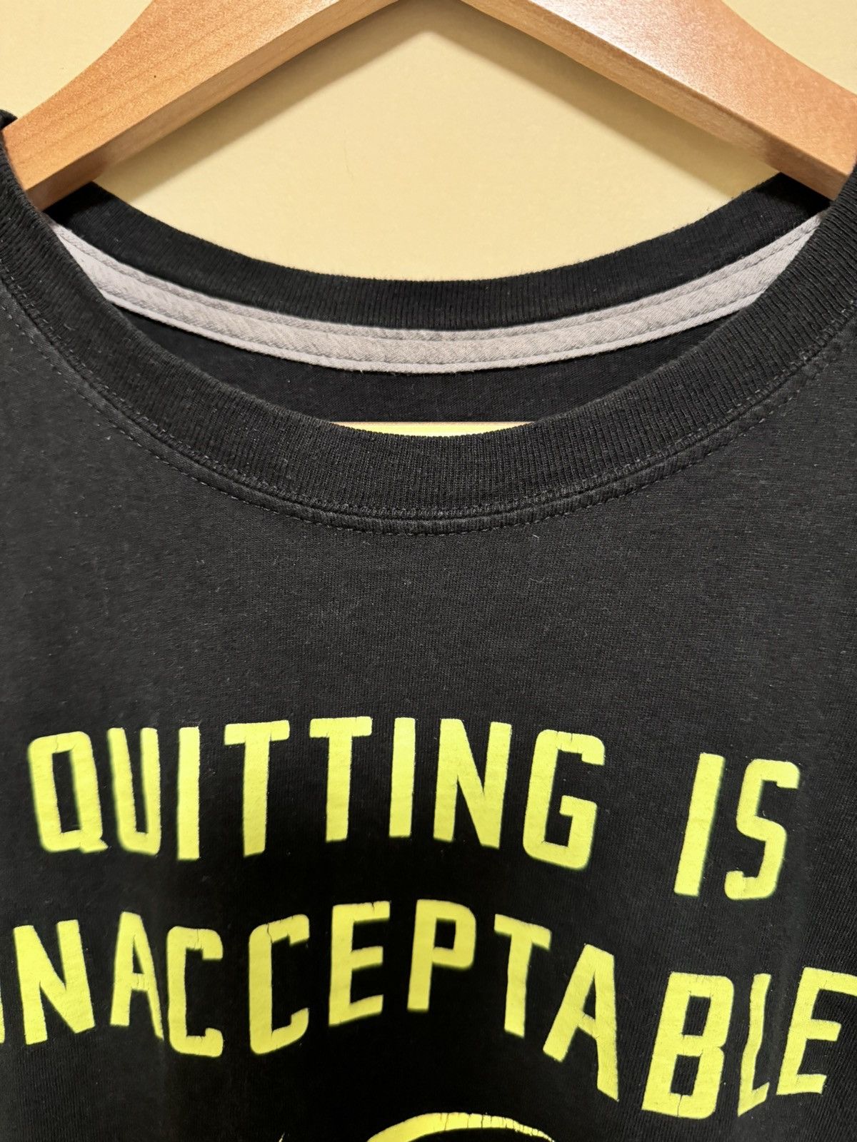 Nike × Vintage Nike Quitting Is Unacceptable Tee Size US L / EU 52-54 / 3 - 4 Thumbnail