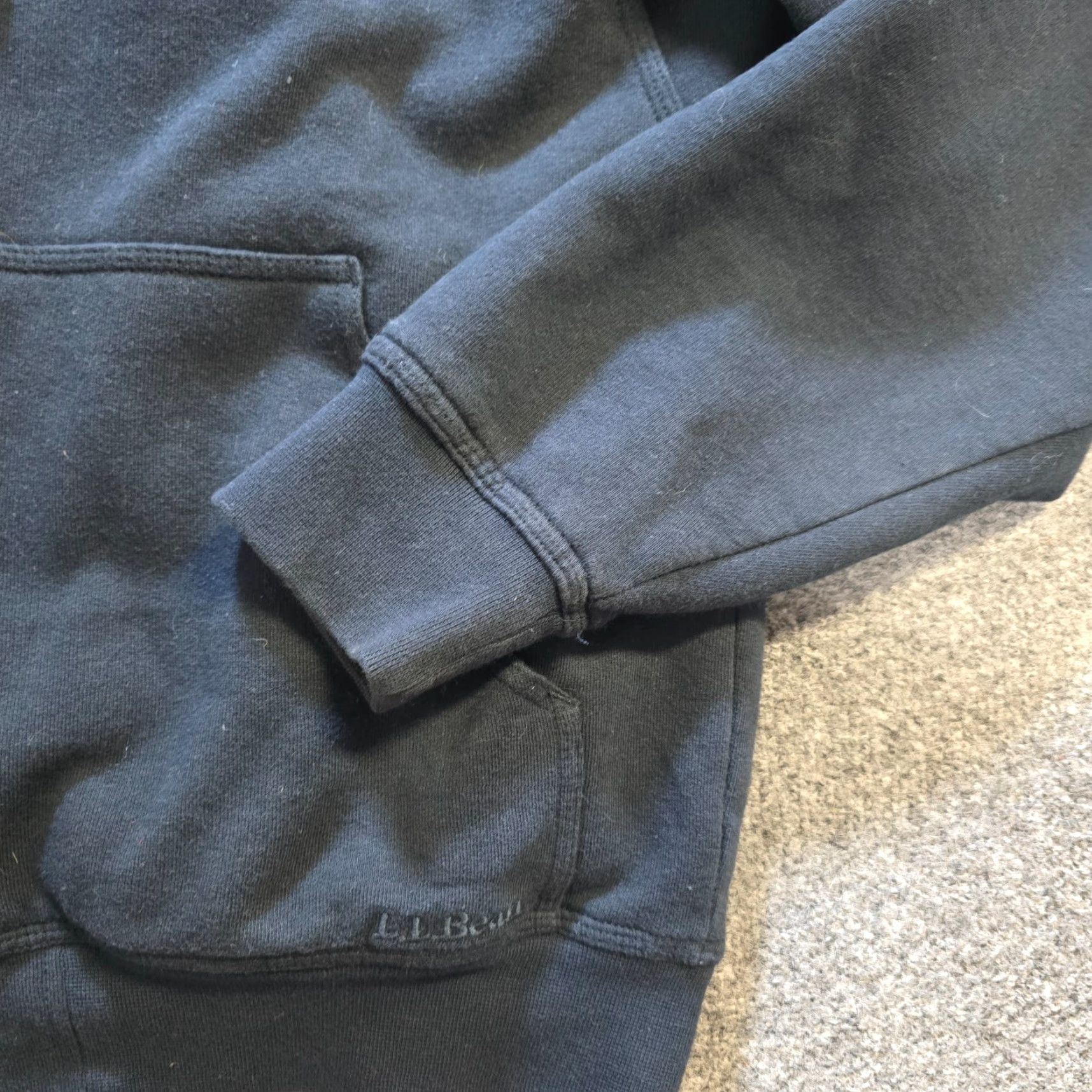 Vintage LL Bean Jacket Mens Small Black Hooded Full Zip Katahdin Lined Sweatshirt Size US M / EU 48-50 / 2 - 3 Thumbnail