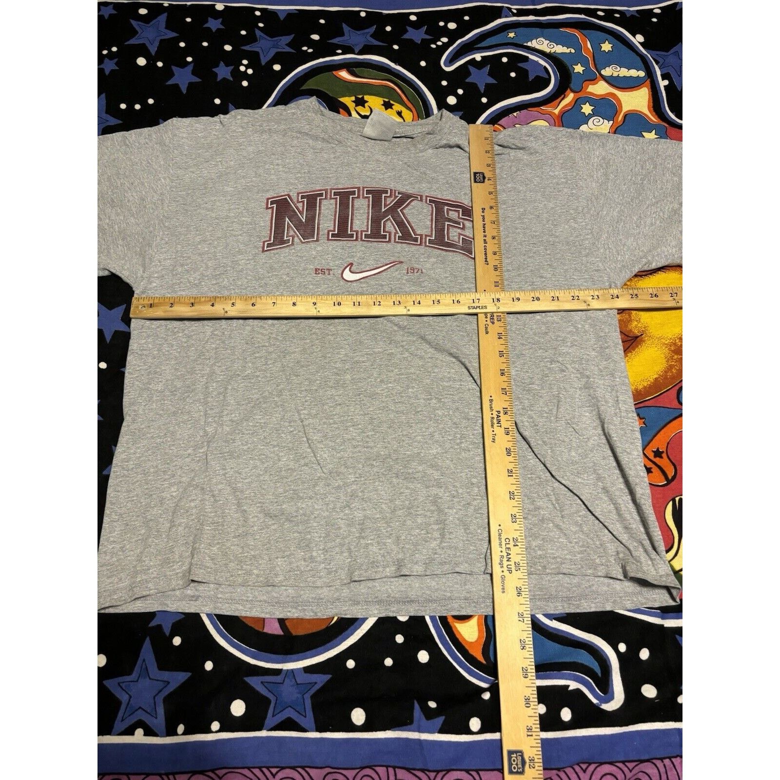 Nike Vintage grey nike y2k spellout T-shirt grey tag Size XL Size US XL / EU 56 / 4 - 6 Thumbnail