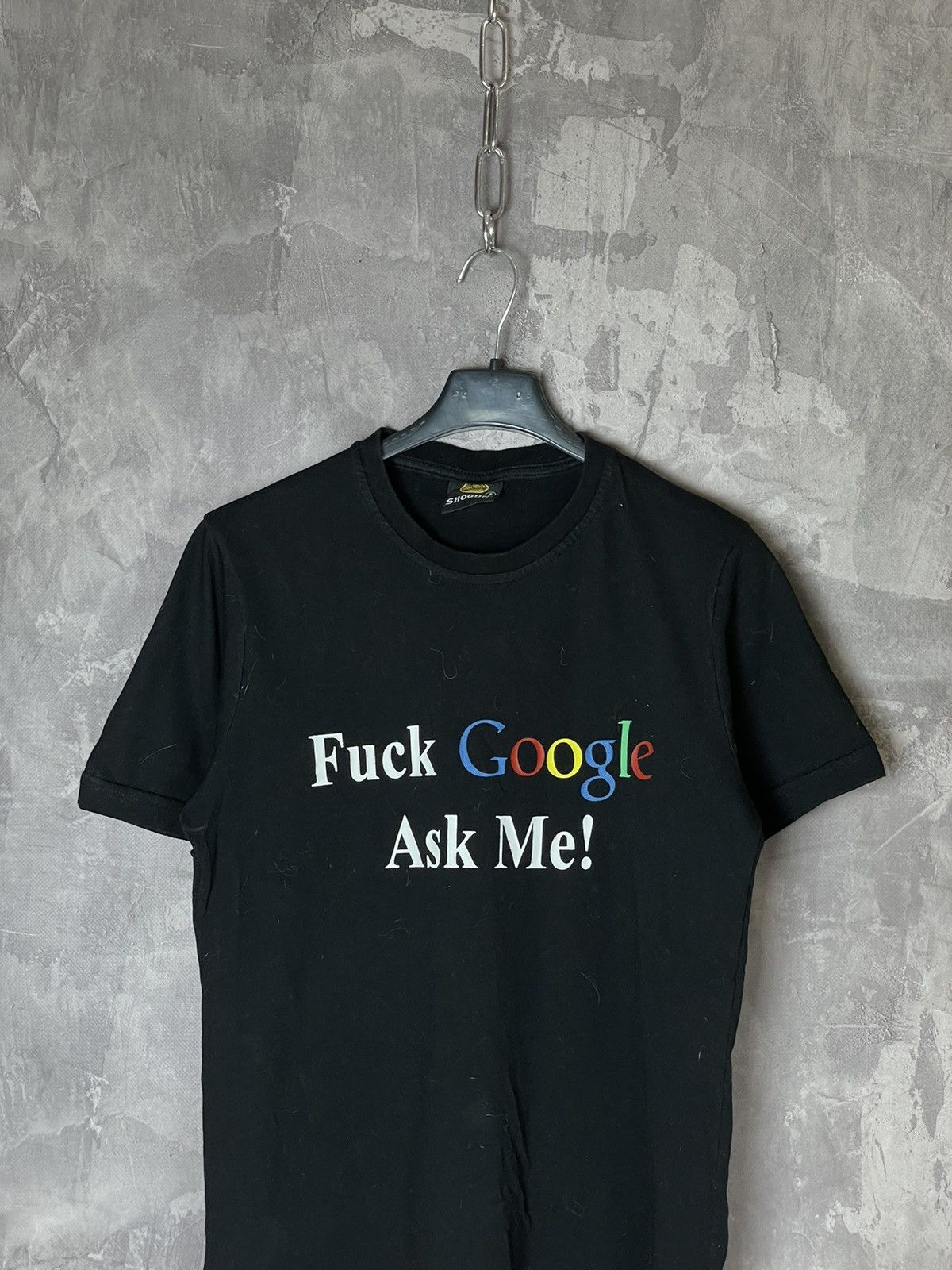 Vintage Fuck google ask me Humor vintage y2k T shirt 90s Size US S / EU 44-46 / 1 - 2 Thumbnail